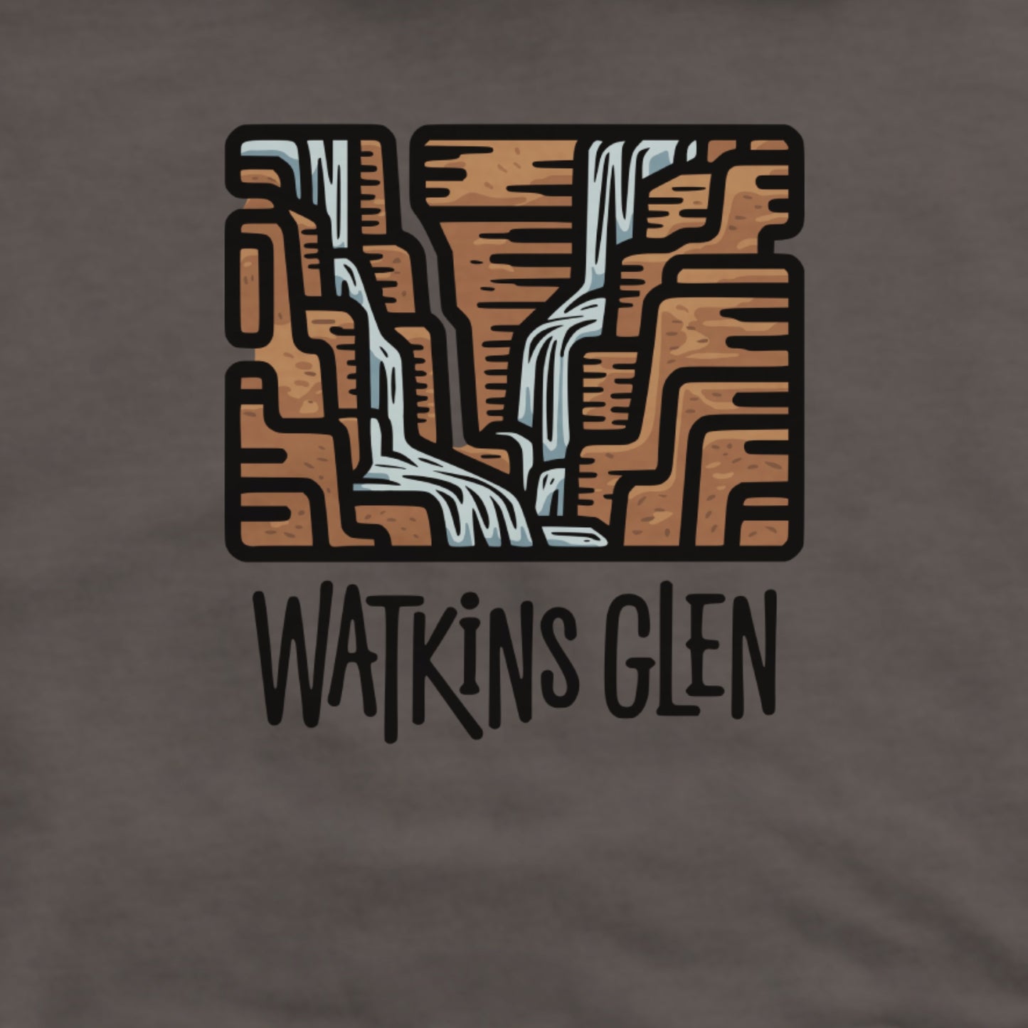 Watkins Glen Hoodie Adventure and Outdoors Themed Hoodie