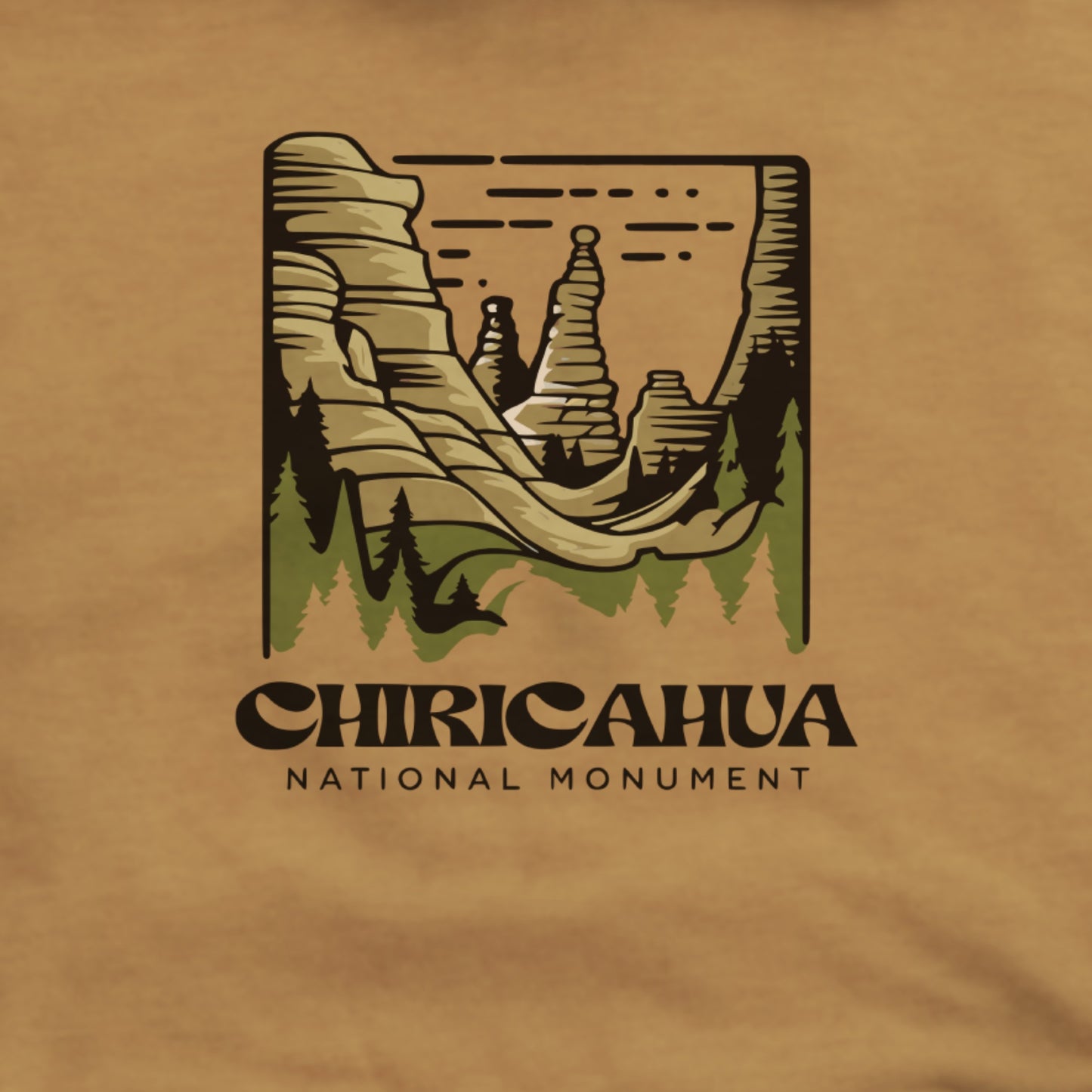 Chiricahua National Monument Hoodie Adventure and Outdoors Themed Hoodie