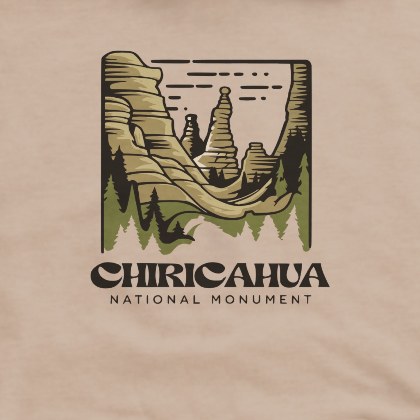 Chiricahua National Monument Hoodie Adventure and Outdoors Themed Hoodie
