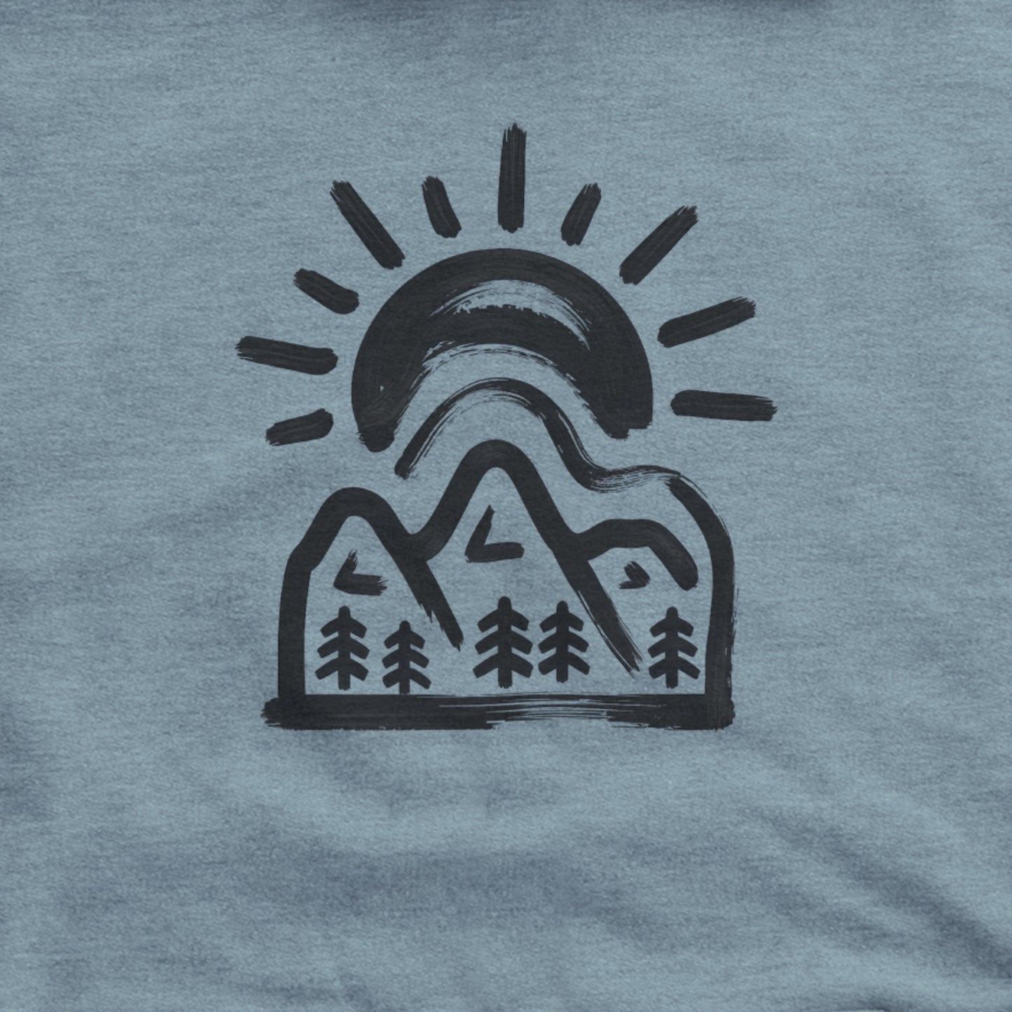 Painted Peaks Hoodie Adventure and Outdoors Themed Hoodie