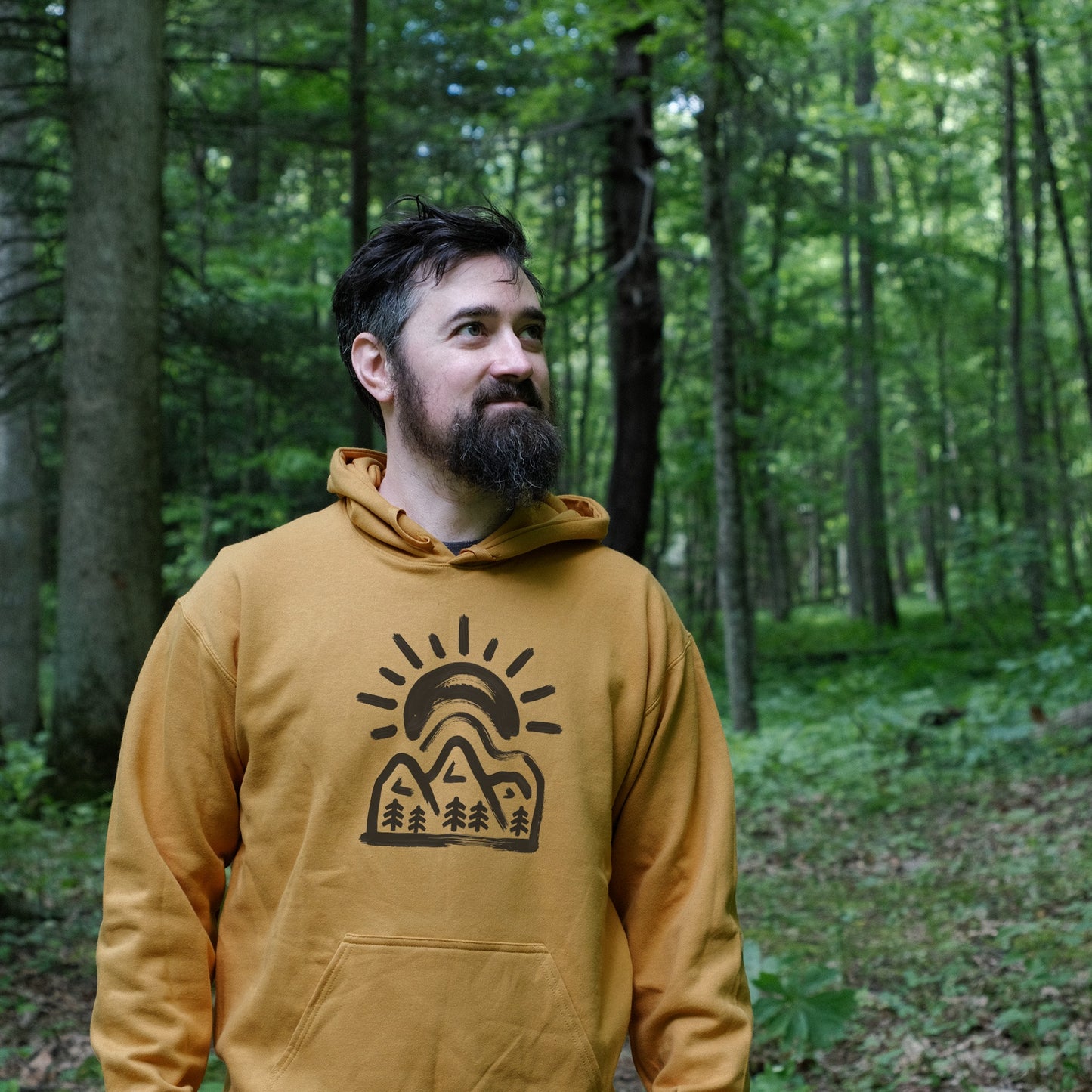 Painted Peaks Hoodie Adventure and Outdoors Themed Hoodie