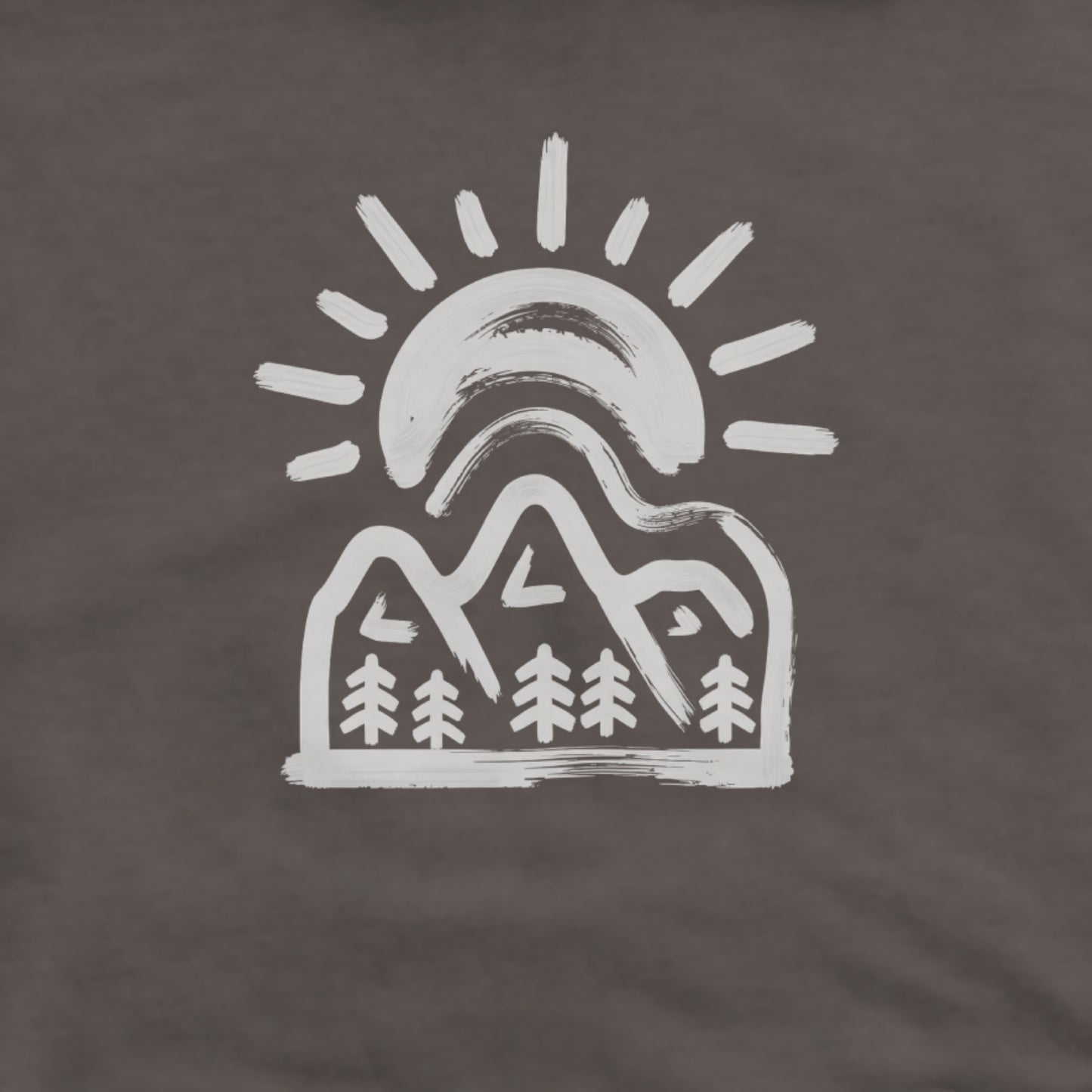 Painted Peaks Hoodie Adventure and Outdoors Themed Hoodie