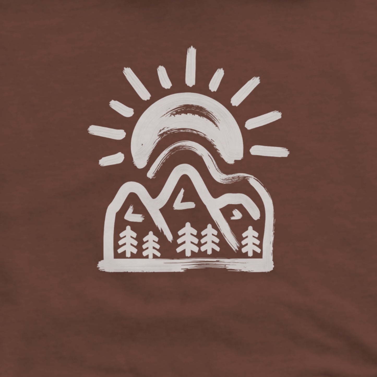 Painted Peaks Hoodie Adventure and Outdoors Themed Hoodie