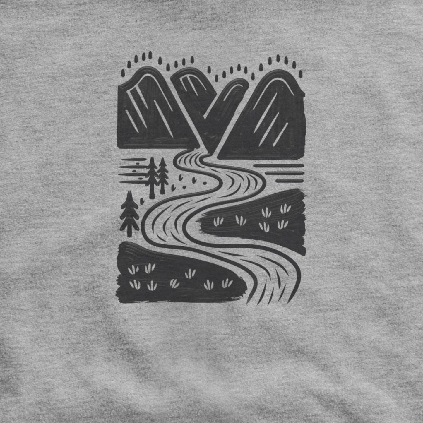 Valley Trails Hoodie Adventure and Outdoors Themed Hoodie