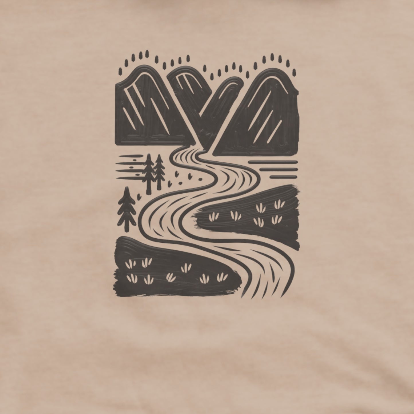 Valley Trails Hoodie Adventure and Outdoors Themed Hoodie