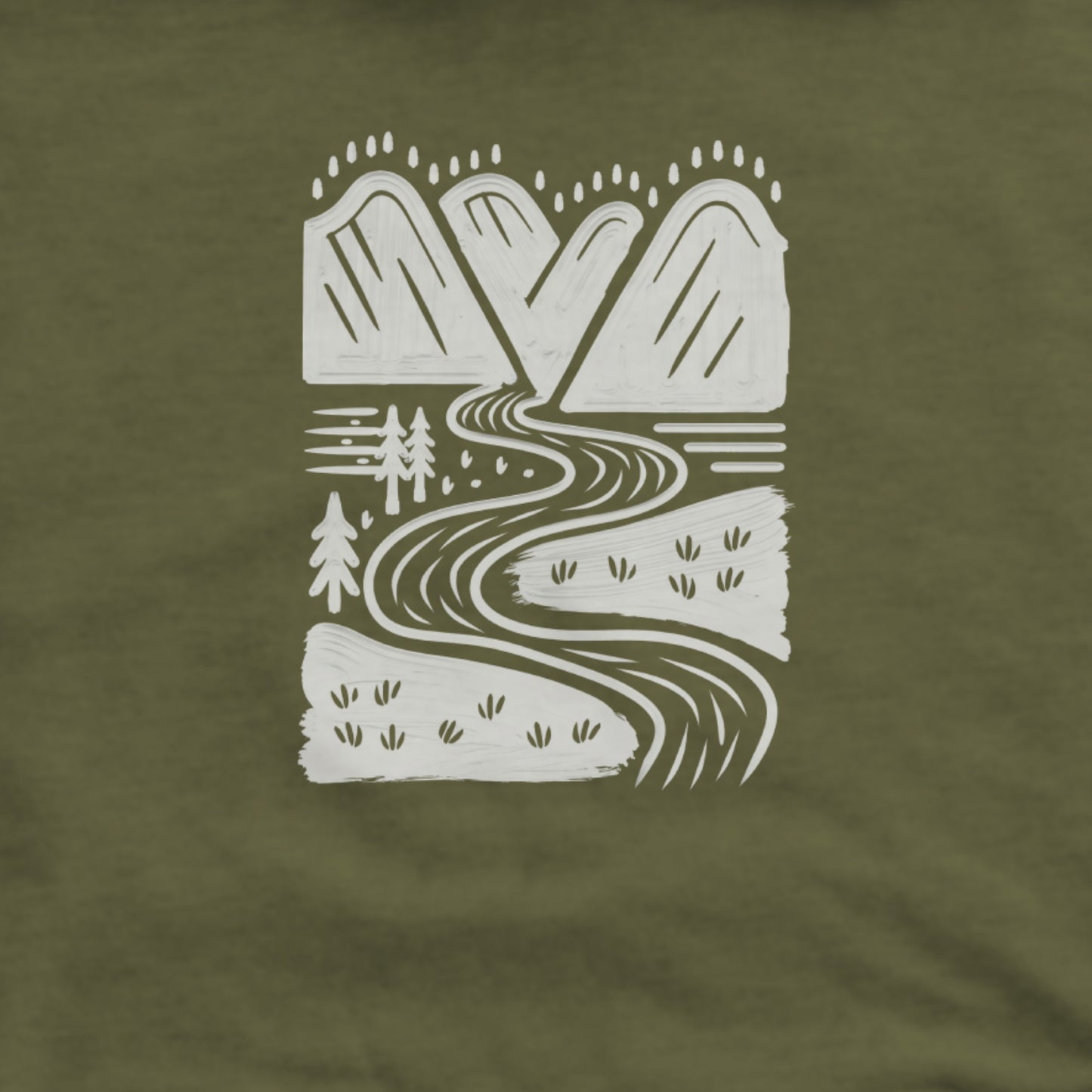 Valley Trails Hoodie Adventure and Outdoors Themed Hoodie