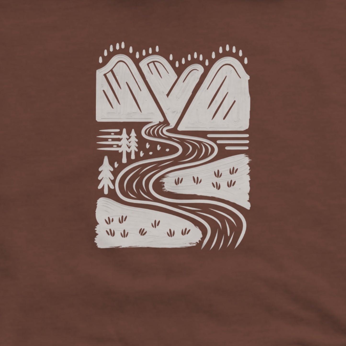 Valley Trails Hoodie Adventure and Outdoors Themed Hoodie
