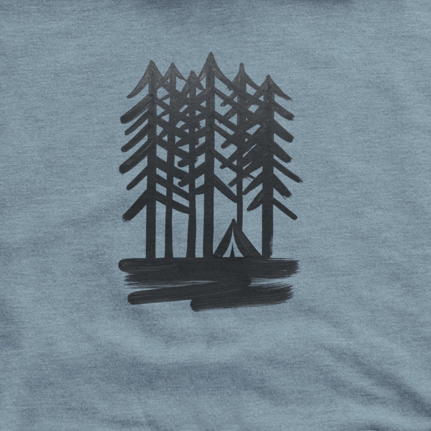 Tall Tree Painting Hoodie Adventure and Outdoors Themed Hoodie
