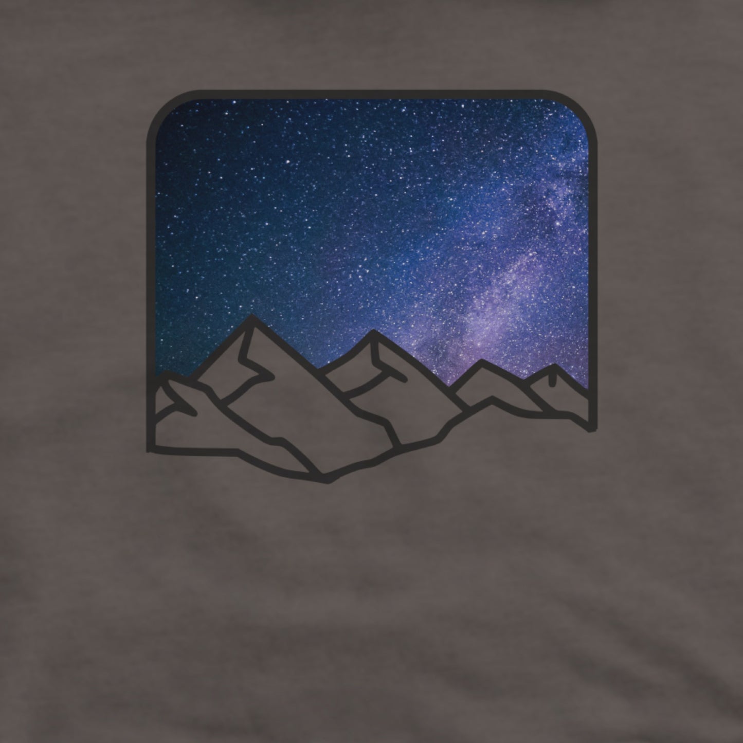 Starry Peaks Hoodie Adventure and Outdoors Themed Hoodie