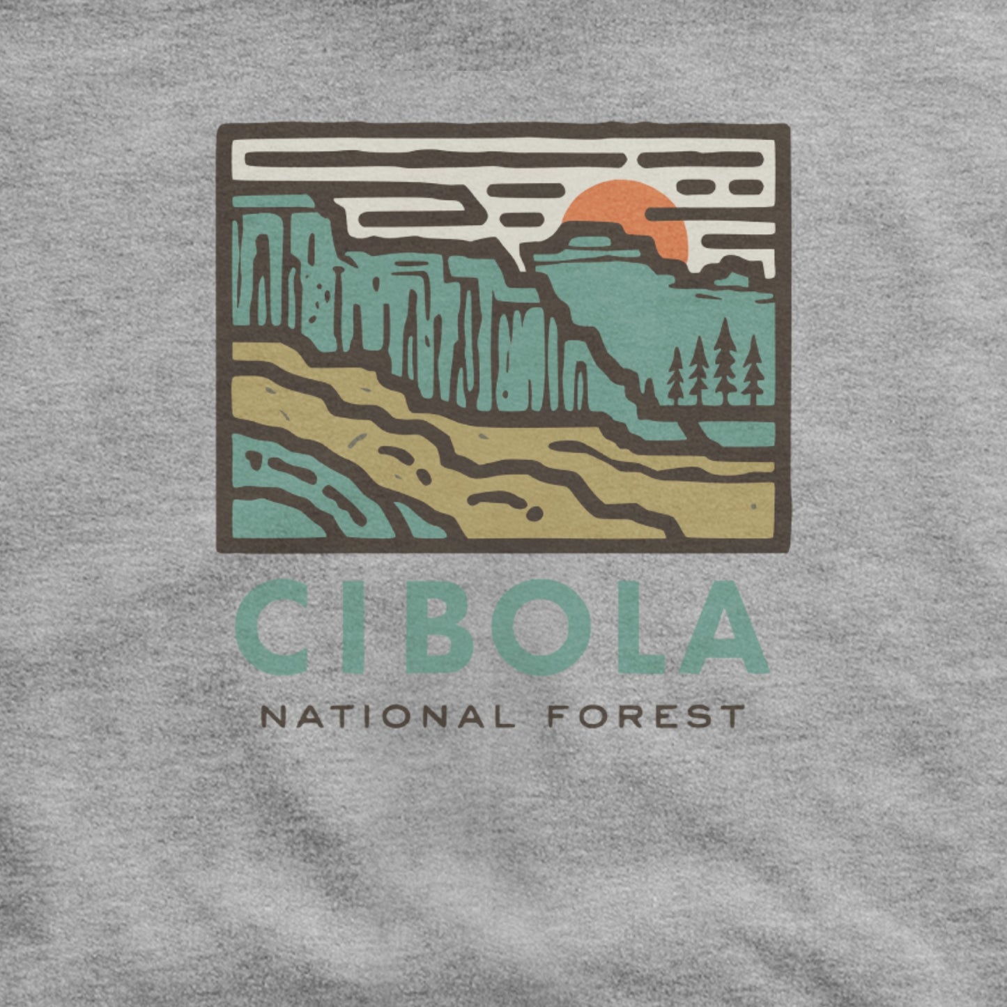 Cibola National Forest Hoodie Adventure and Outdoors Themed Hoodie