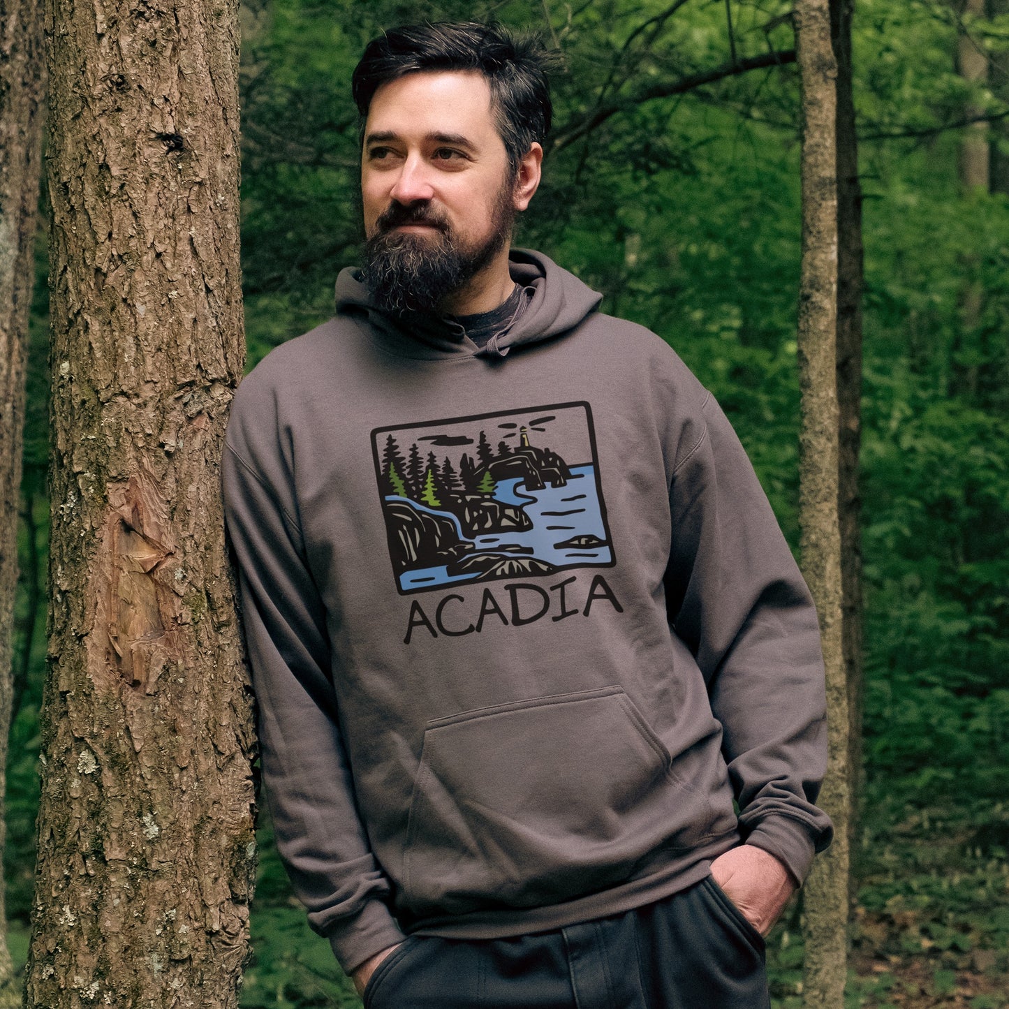 Acadia National Park Hoodie Adventure and Outdoors Themed Hoodie