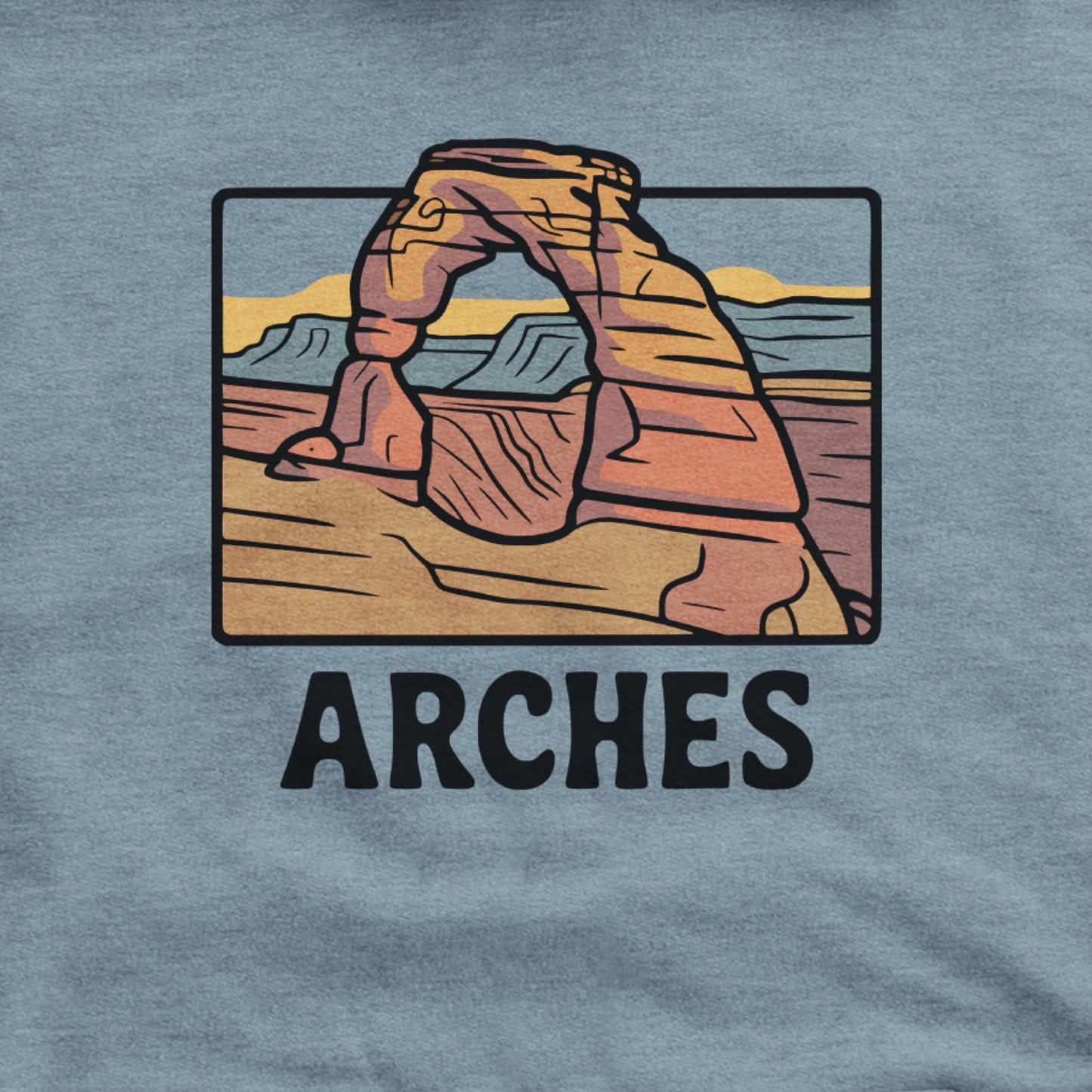 Arches National Park Hoodie Adventure and Outdoors Themed Hoodie