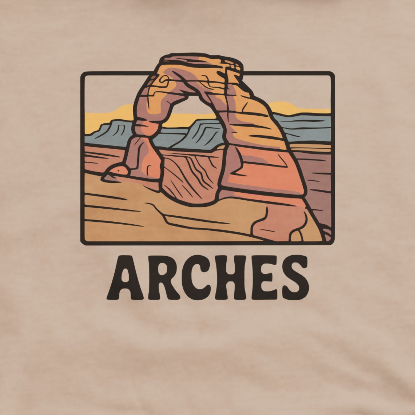 Arches National Park Hoodie Adventure and Outdoors Themed Hoodie