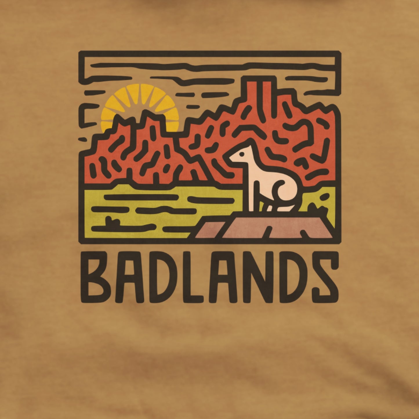 Badlands National Park Hoodie Adventure and Outdoors Themed Hoodie