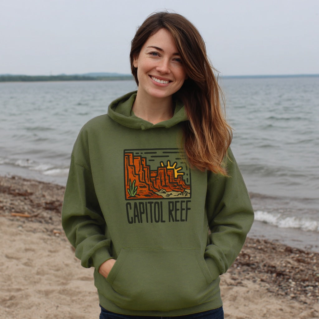 Capitol Reef National Park Hoodie Adventure and Outdoors Themed Hoodie