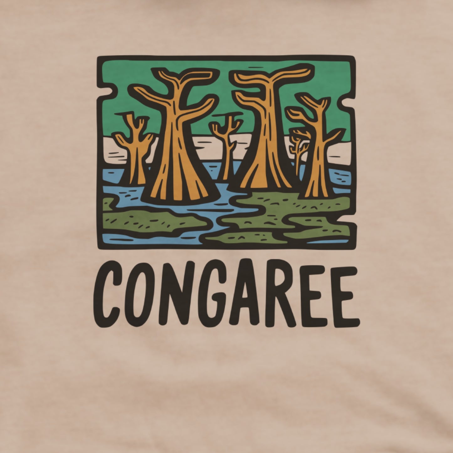 Congaree National Park Hoodie Adventure and Outdoors Themed Hoodie