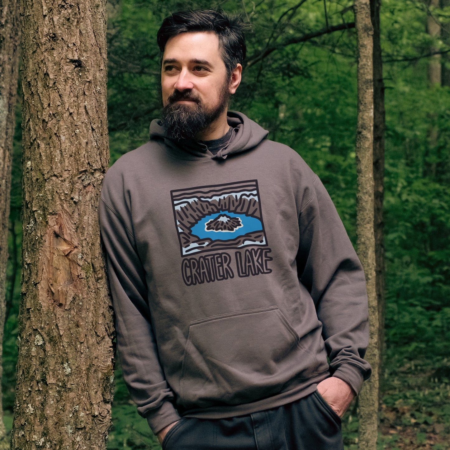 Crater Lake National Park Hoodie Adventure and Outdoors Themed Hoodie