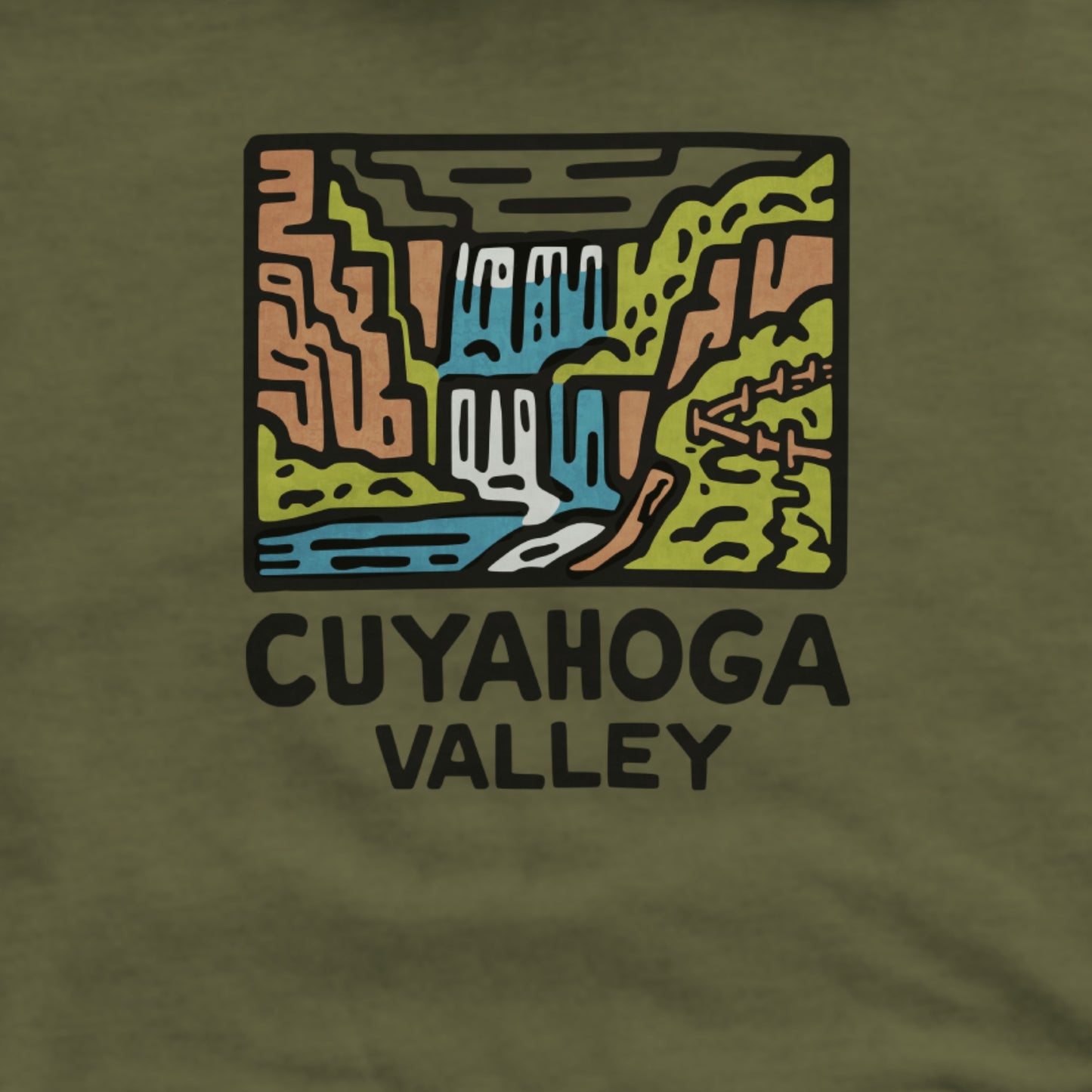 Cuyahoga Valley National Park Hoodie Adventure and Outdoors Themed Hoodie