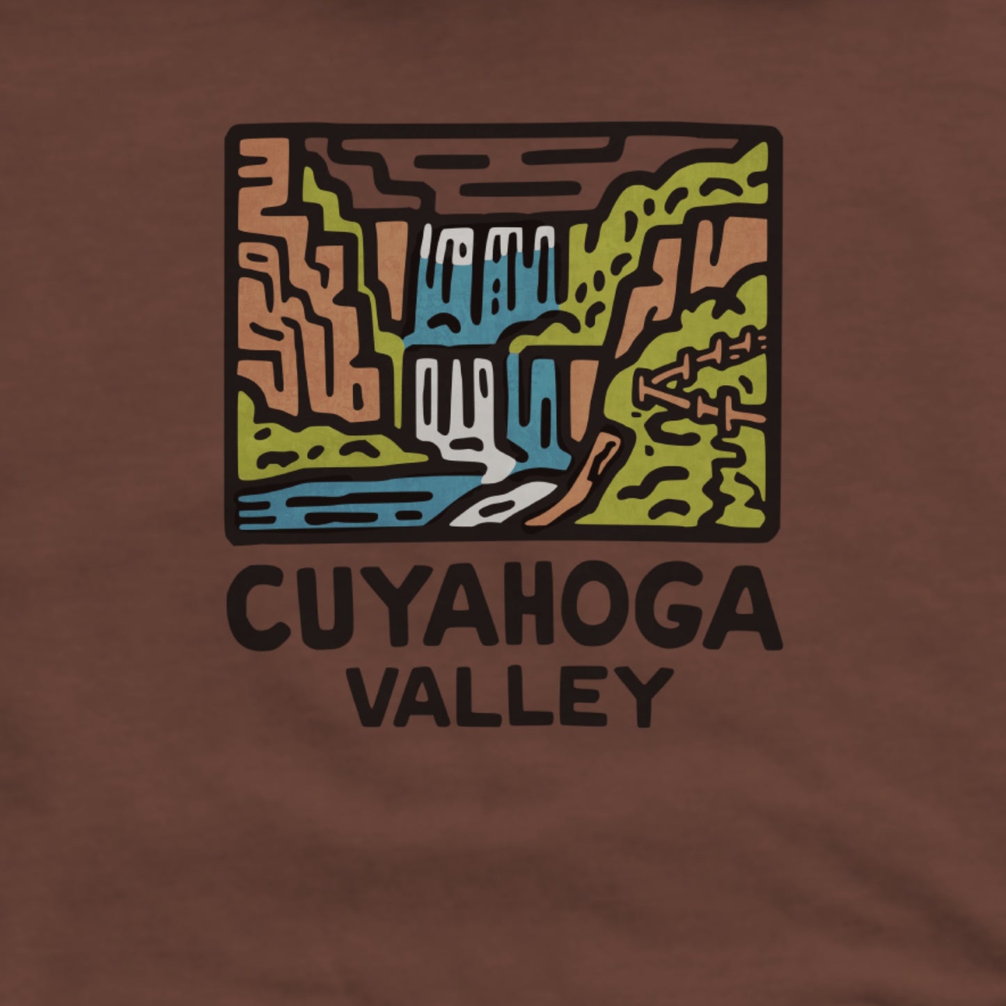 Cuyahoga Valley National Park Hoodie Adventure and Outdoors Themed Hoodie