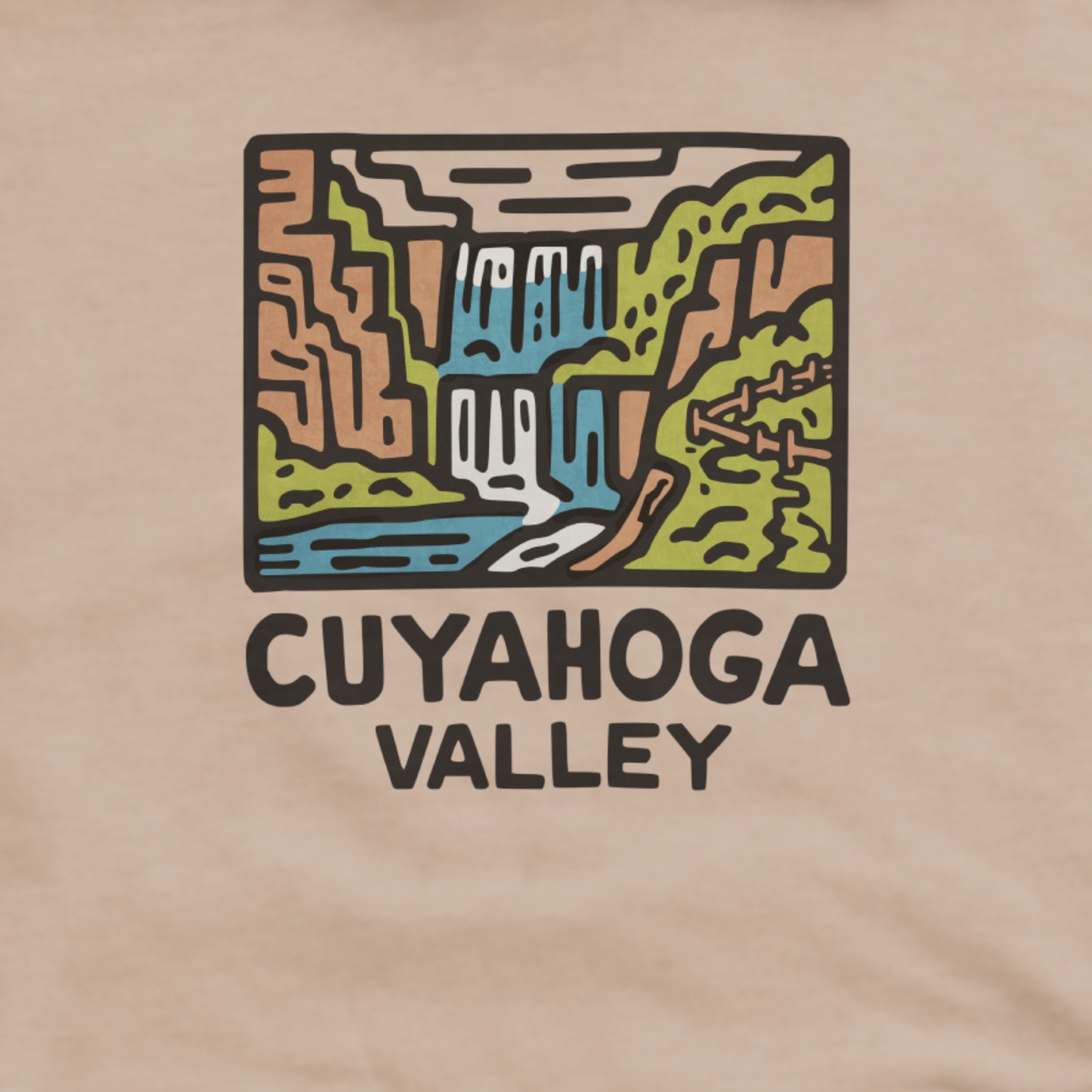 Cuyahoga Valley National Park Hoodie Adventure and Outdoors Themed Hoodie