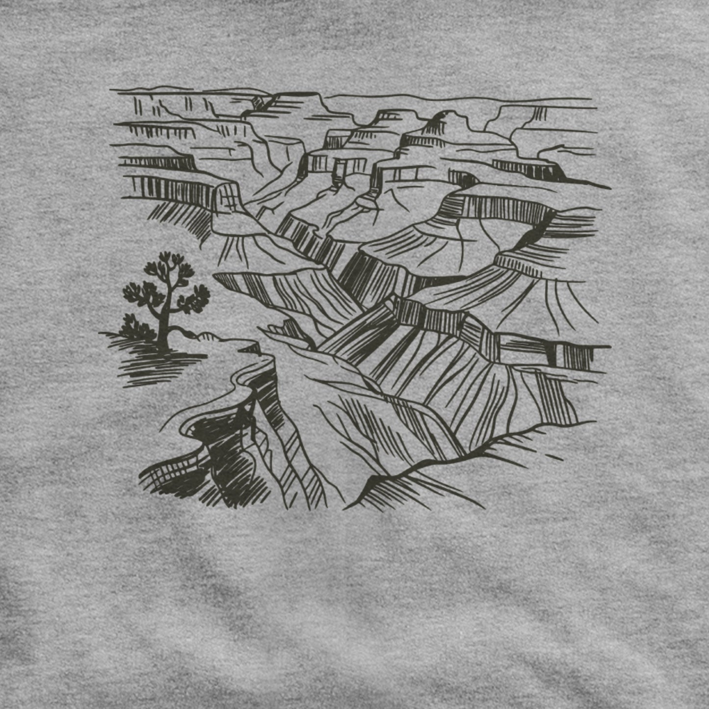 Grand Canyon Doodle Hoodie Adventure and Outdoors Themed Hoodie