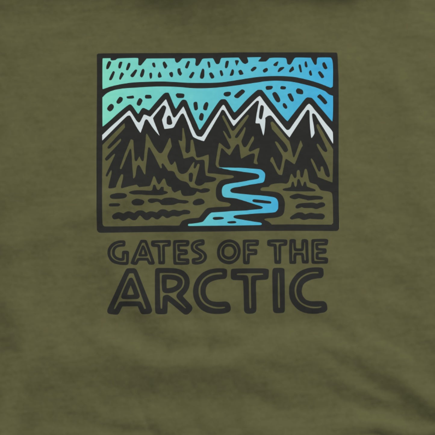 Gates of the Artic National Park Hoodie Adventure and Outdoors Themed Hoodie