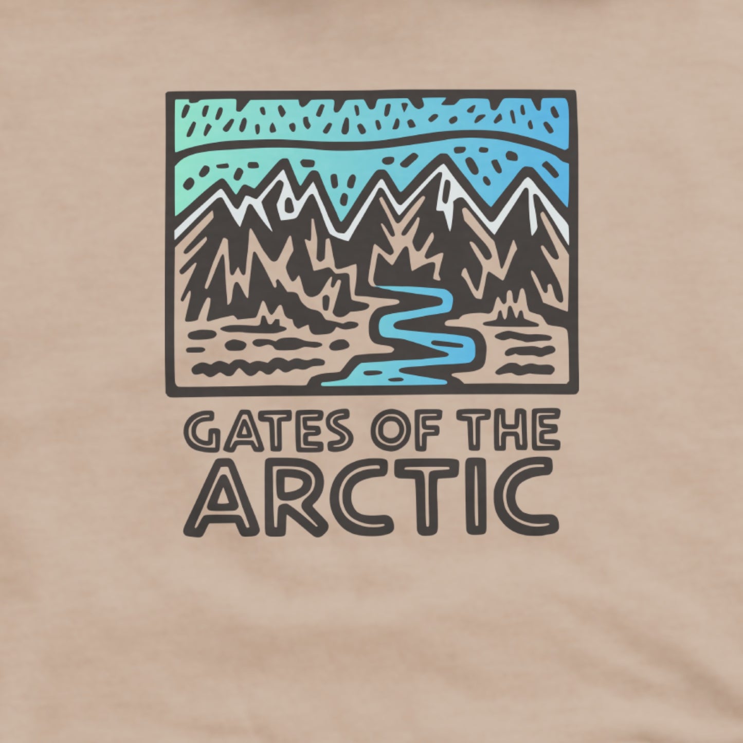 Gates of the Artic National Park Hoodie Adventure and Outdoors Themed Hoodie