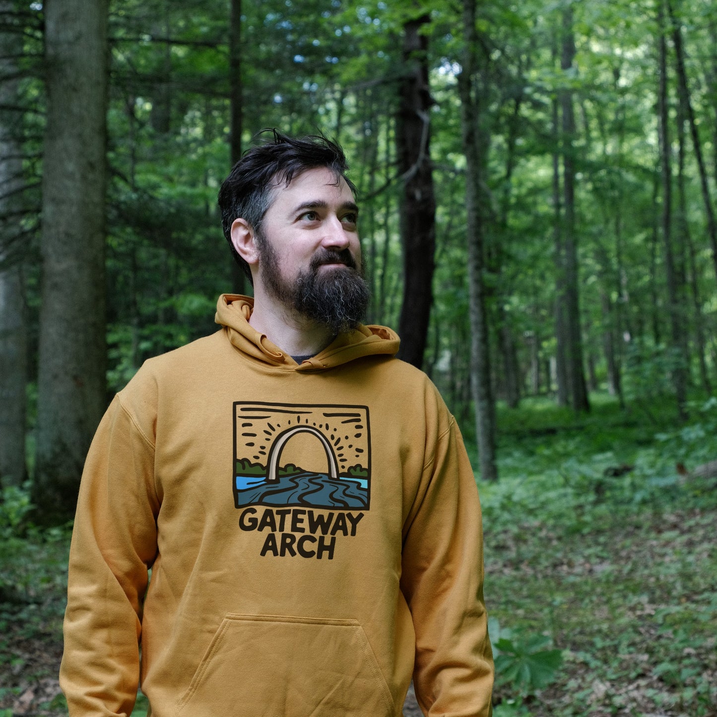 Gateway Arch National Park Hoodie Adventure and Outdoors Themed Hoodie