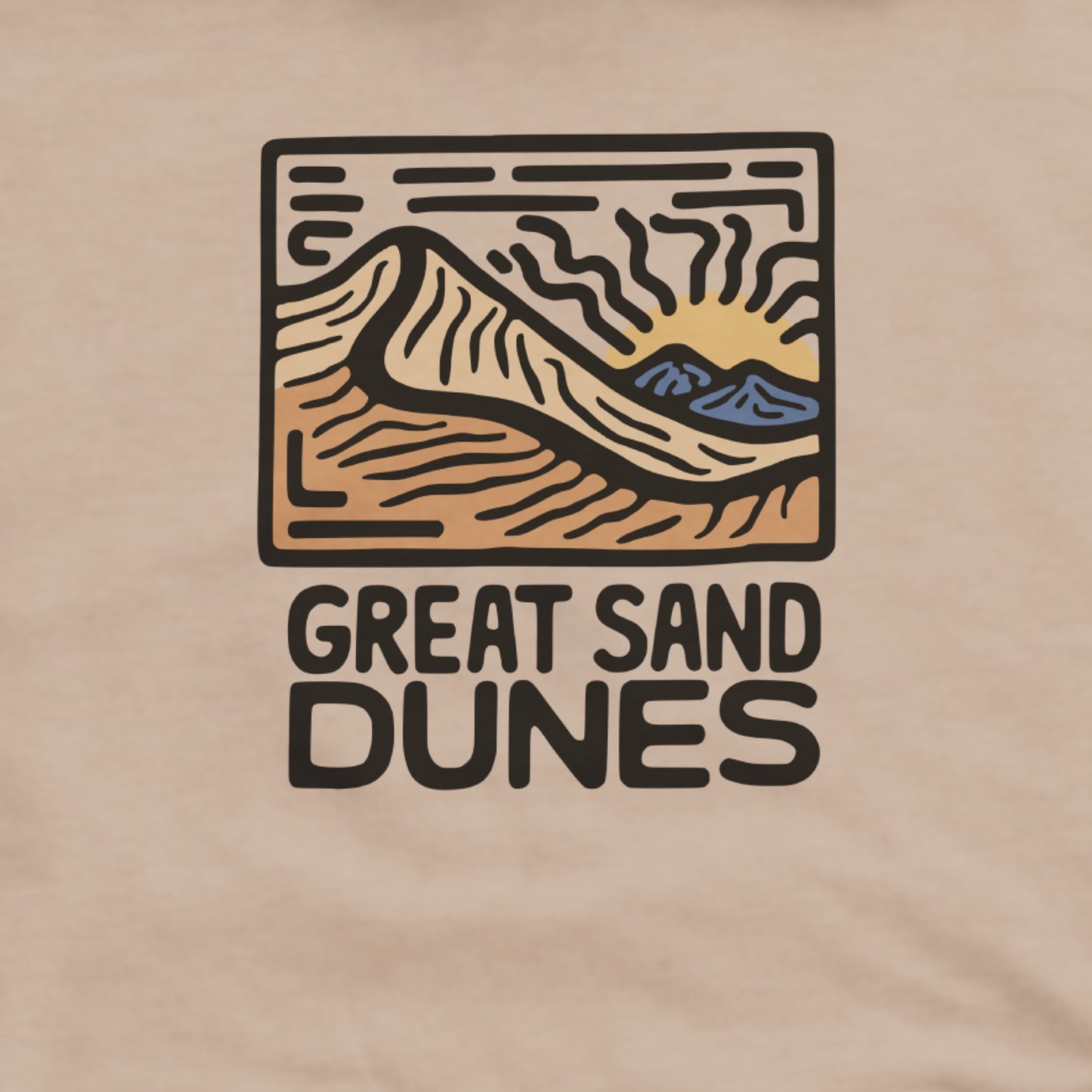 Great Sand Dunes National Park Hoodie Adventure and Outdoors Themed Hoodie