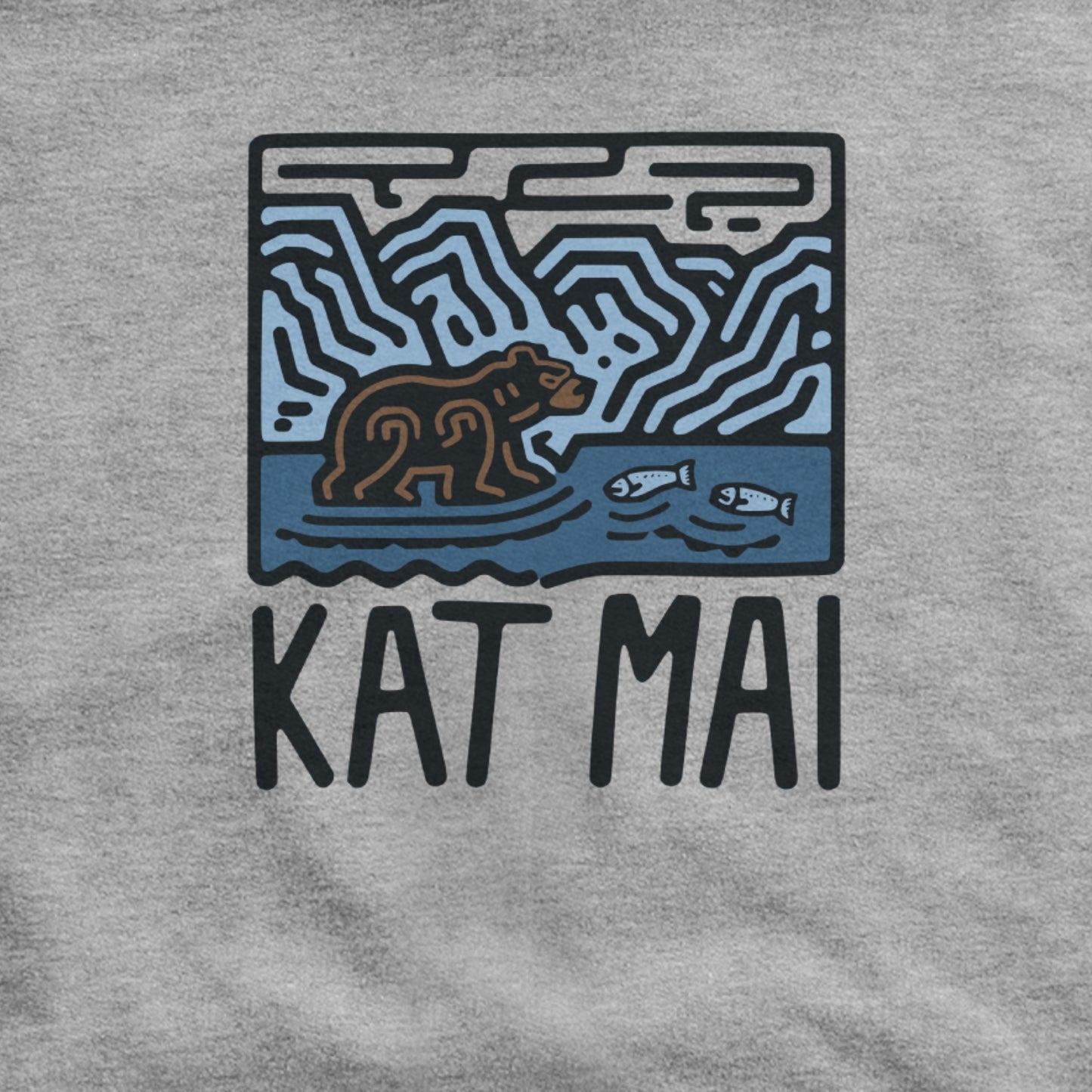 Katmai National Park Hoodie Adventure and Outdoors Themed Hoodie