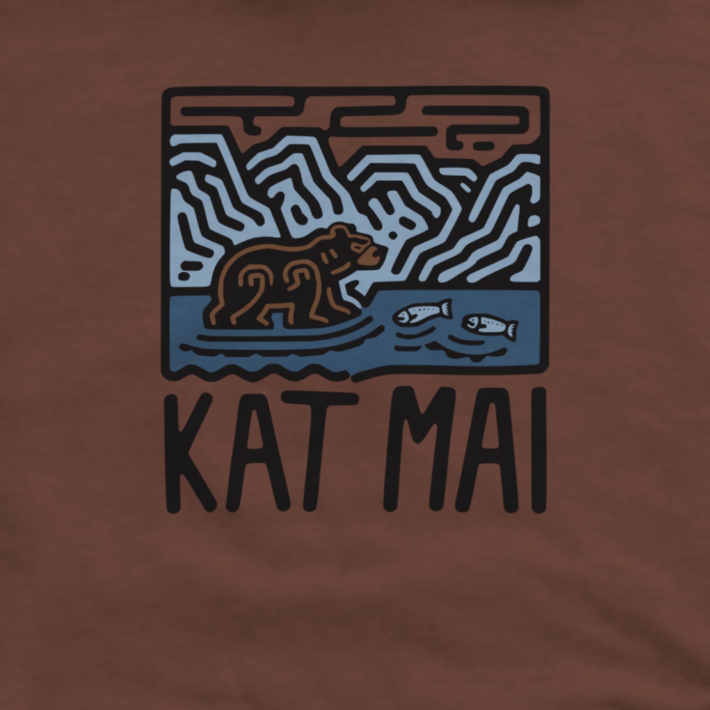Katmai National Park Hoodie Adventure and Outdoors Themed Hoodie