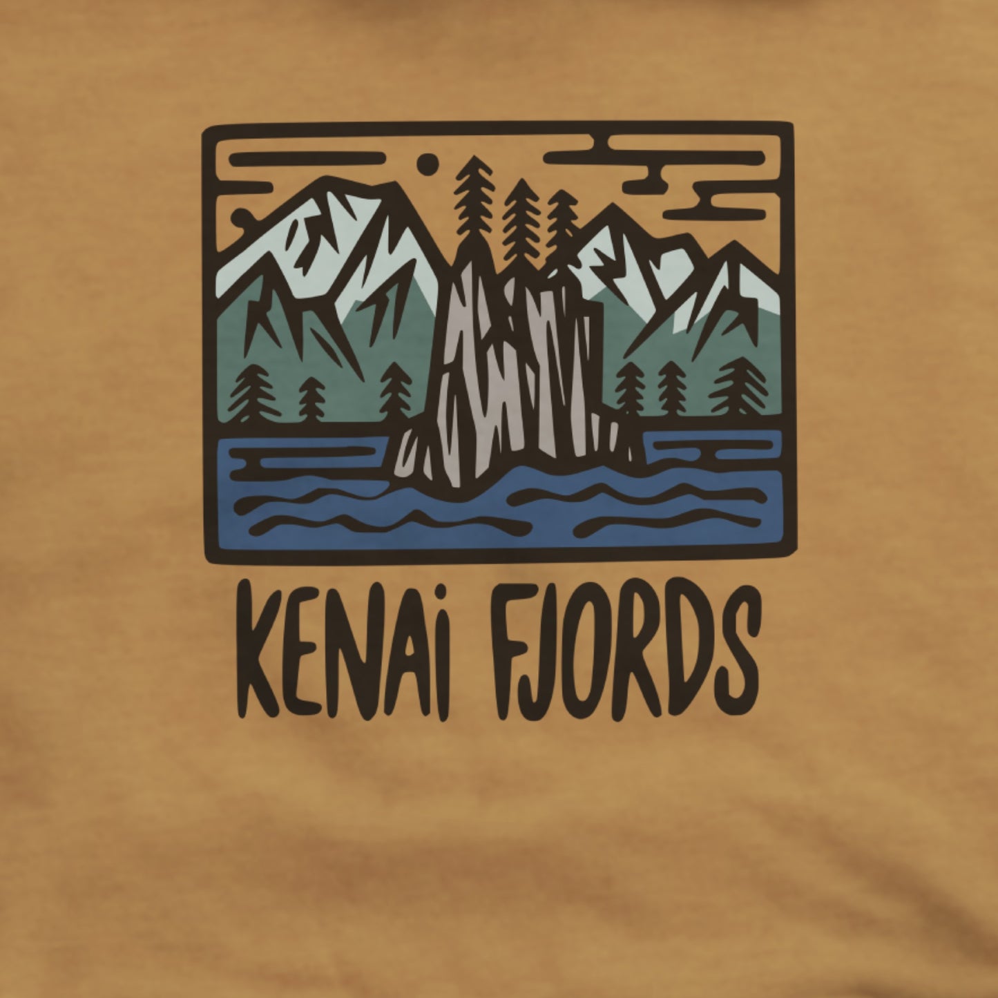 Kenai Fjords National Park Hoodie Adventure and Outdoors Themed Hoodie