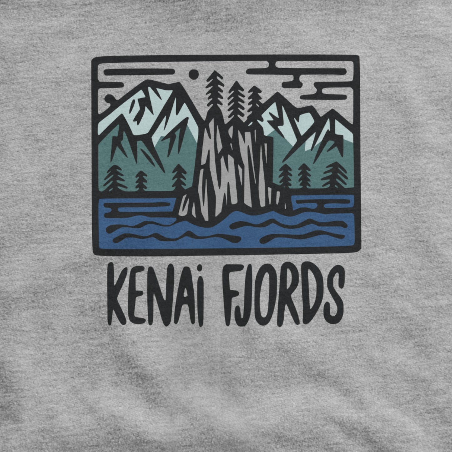 Kenai Fjords National Park Hoodie Adventure and Outdoors Themed Hoodie
