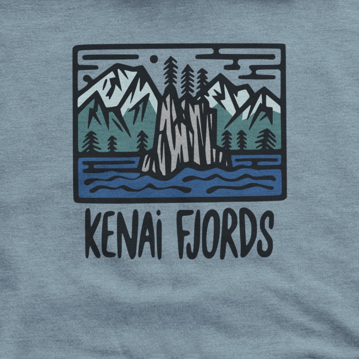Kenai Fjords National Park Hoodie Adventure and Outdoors Themed Hoodie