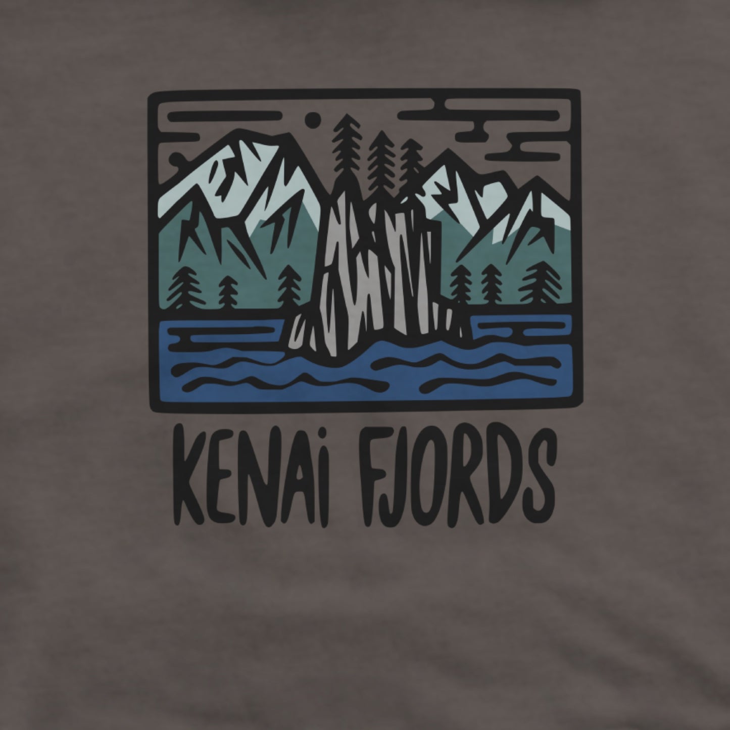 Kenai Fjords National Park Hoodie Adventure and Outdoors Themed Hoodie