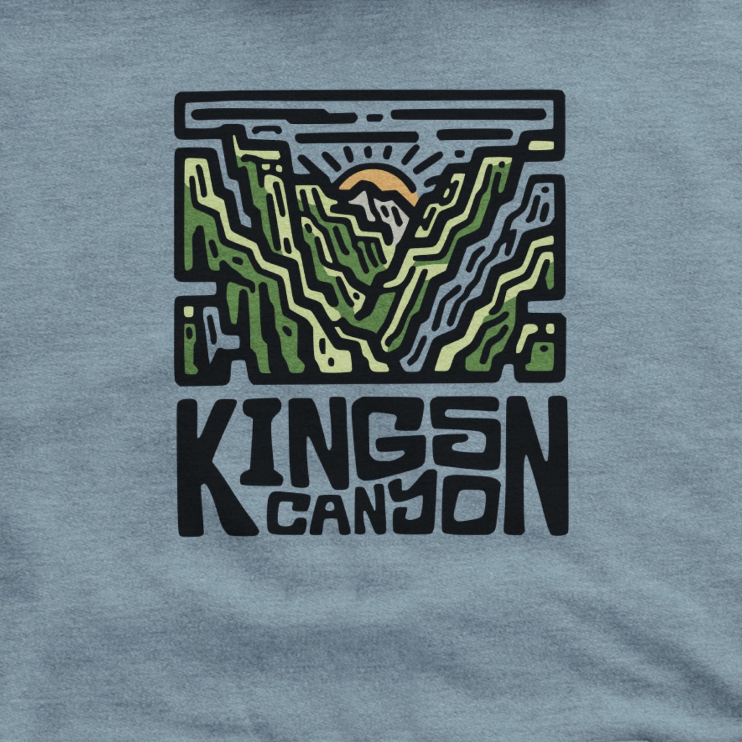 Kings Canyon National Park Hoodie Adventure and Outdoors Themed Hoodie