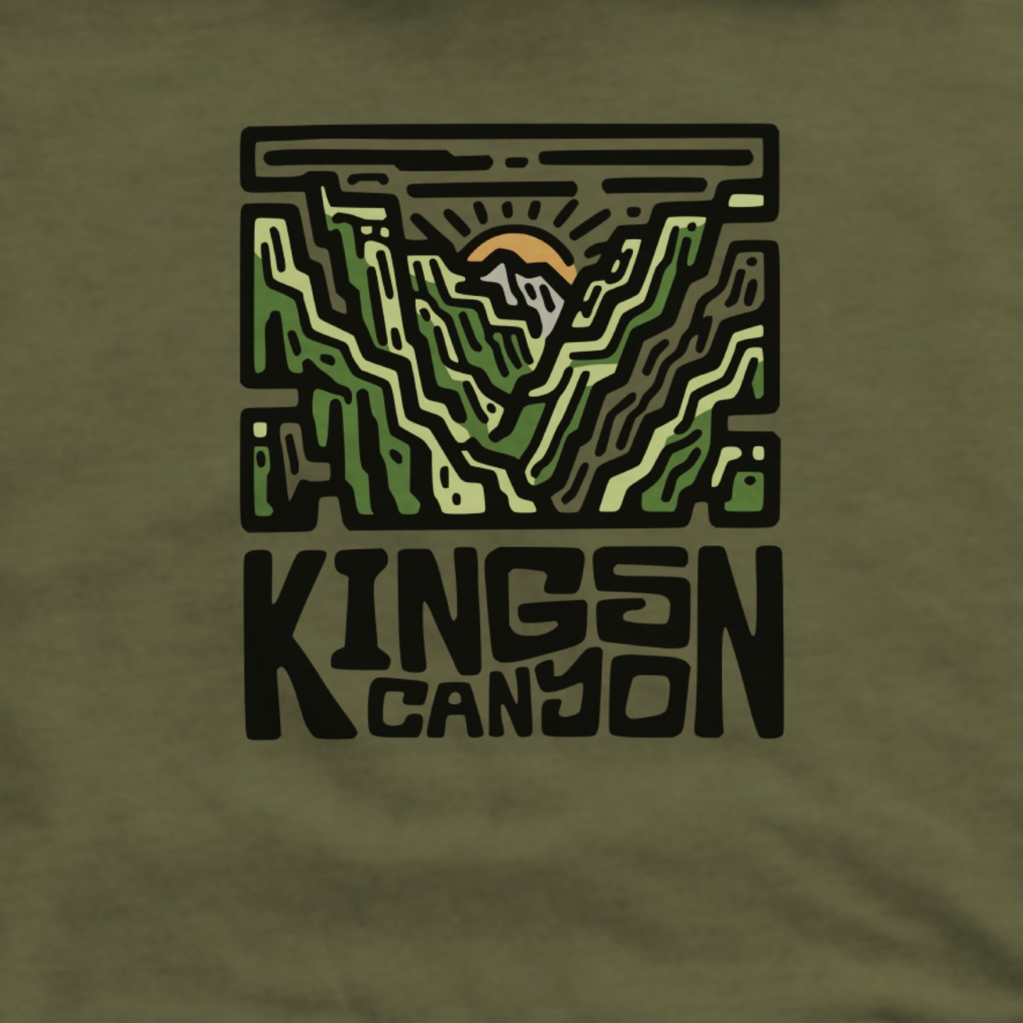 Kings Canyon National Park Hoodie Adventure and Outdoors Themed Hoodie