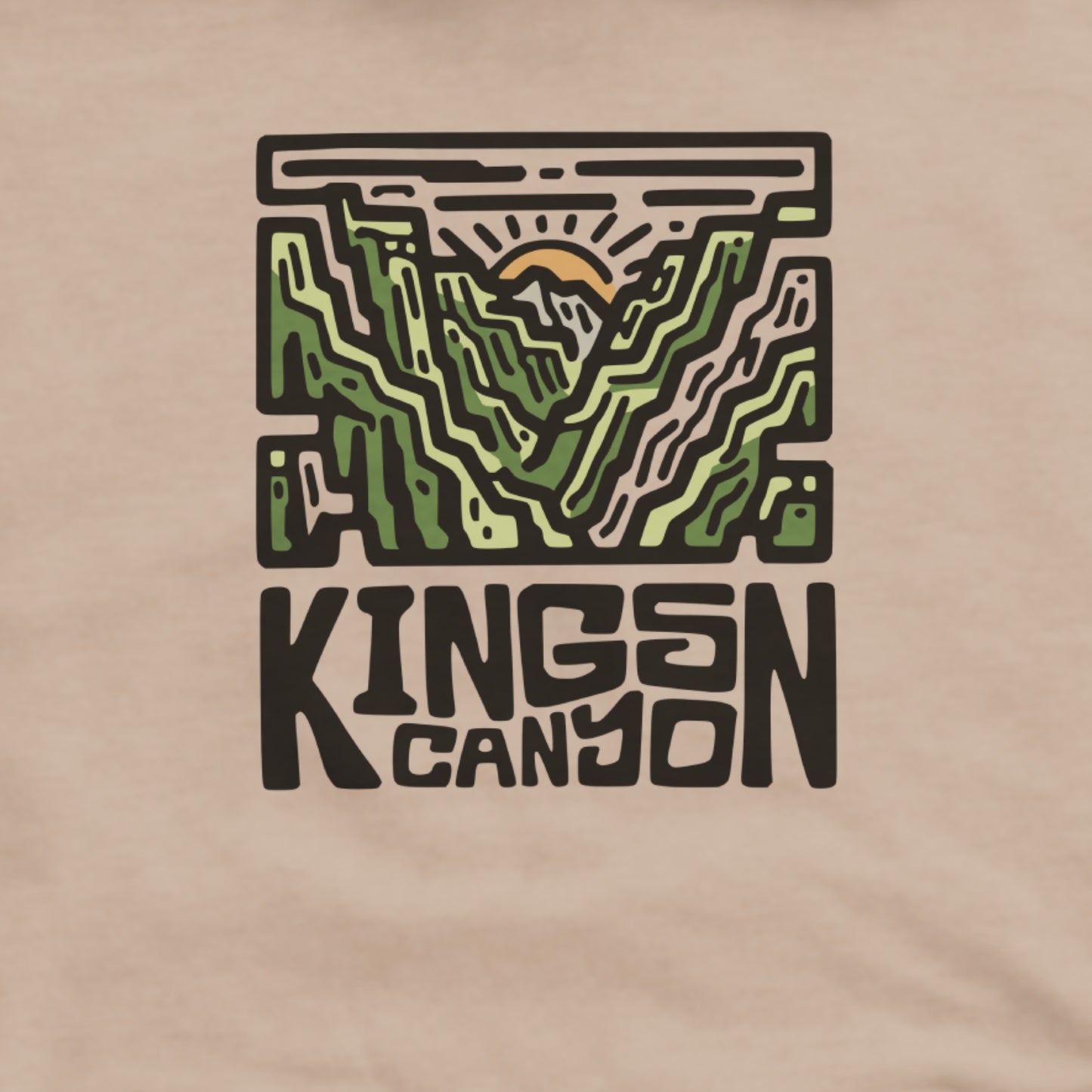 Kings Canyon National Park Hoodie Adventure and Outdoors Themed Hoodie