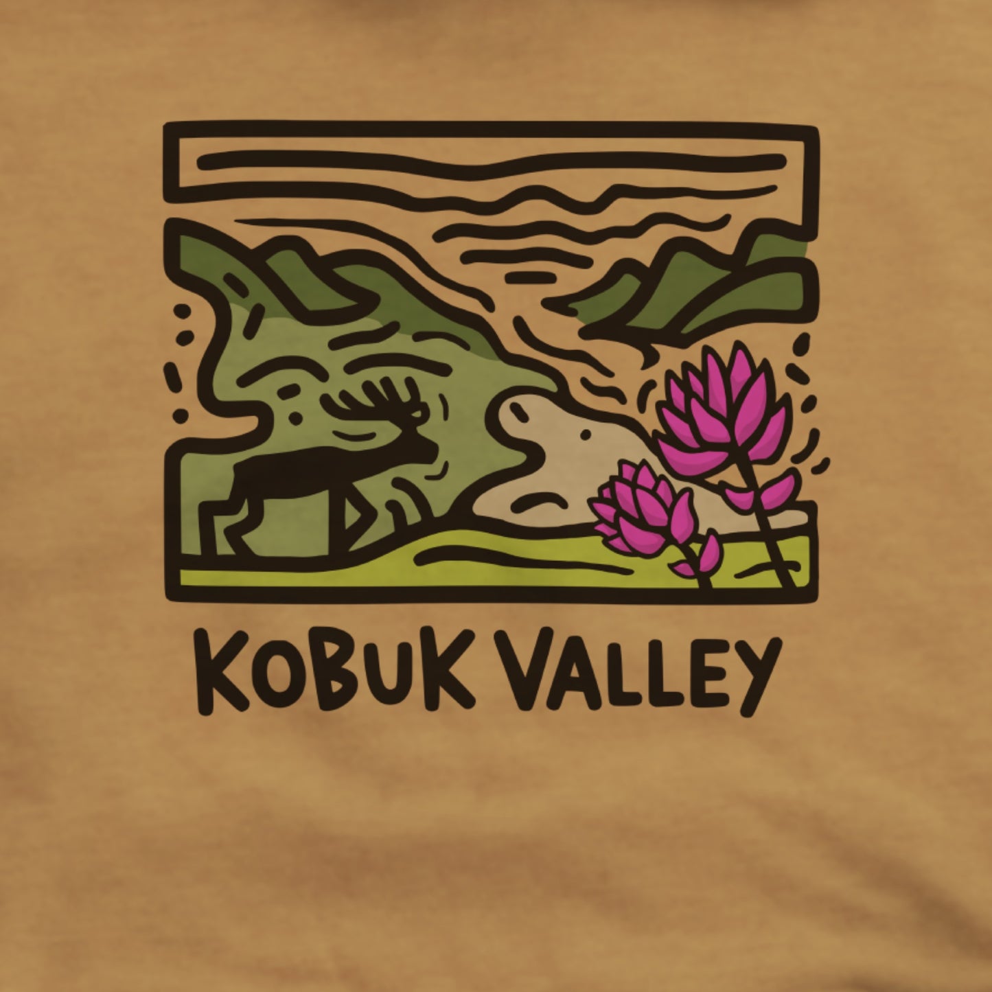 Kobuk Valley National Park Hoodie Adventure and Outdoors Themed Hoodie