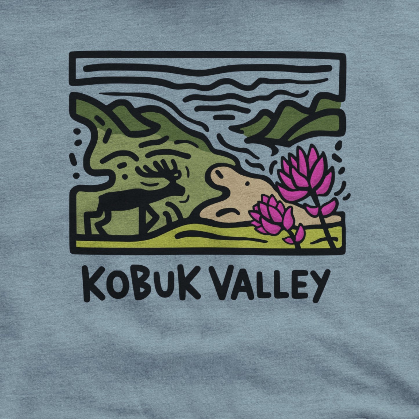 Kobuk Valley National Park Hoodie Adventure and Outdoors Themed Hoodie
