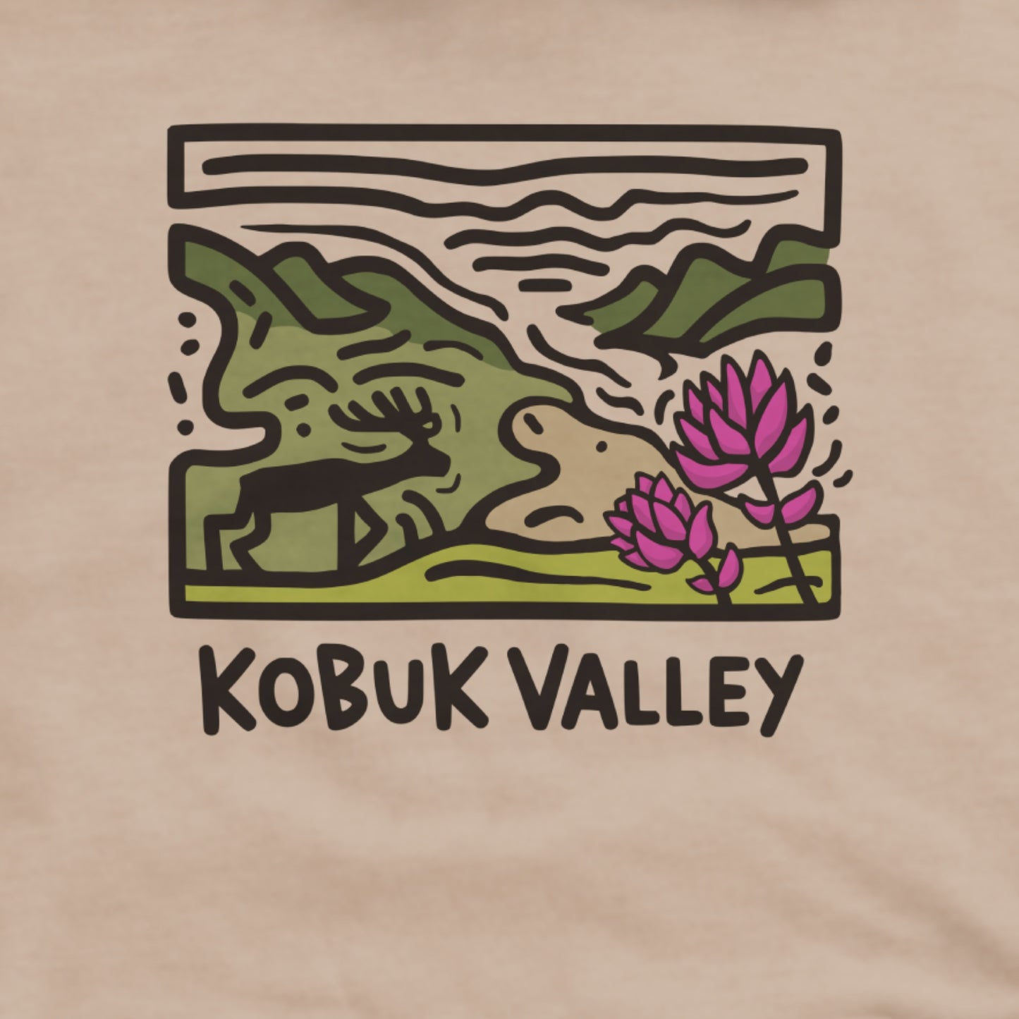 Kobuk Valley National Park Hoodie Adventure and Outdoors Themed Hoodie