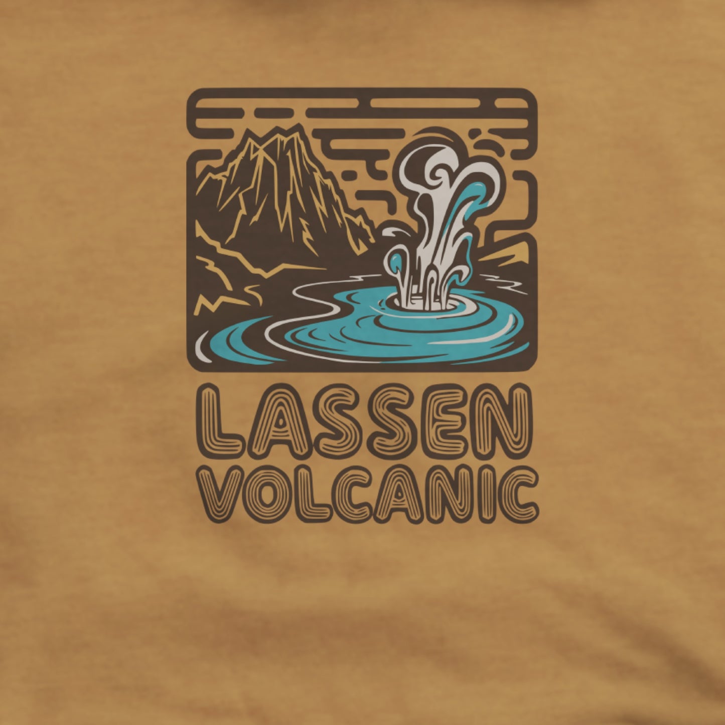 Lassen Volcanic National Park Hoodie Adventure and Outdoors Themed Hoodie