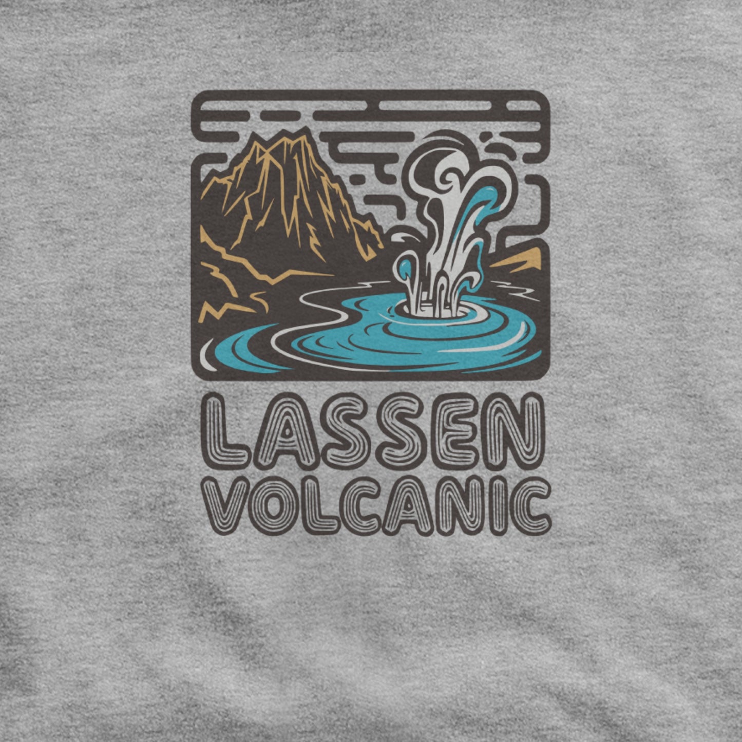 Lassen Volcanic National Park Hoodie Adventure and Outdoors Themed Hoodie