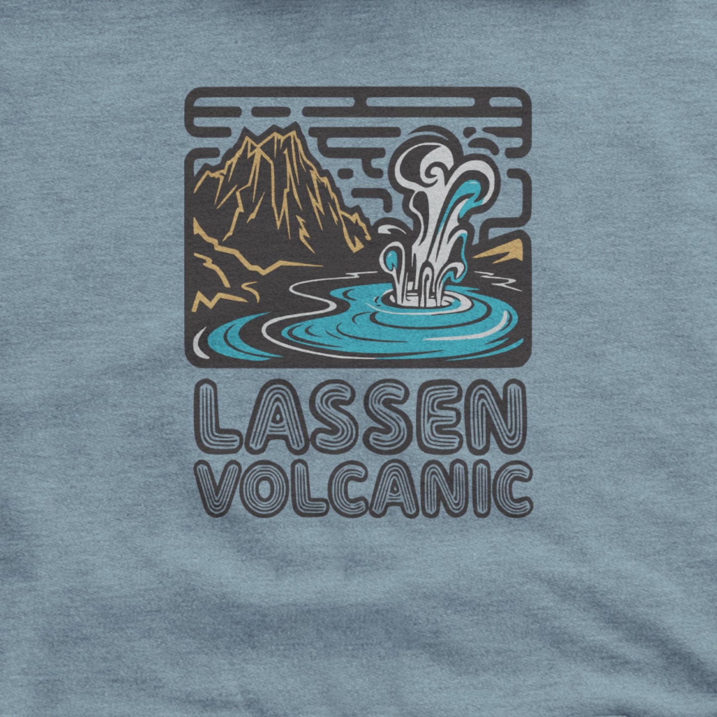 Lassen Volcanic National Park Hoodie Adventure and Outdoors Themed Hoodie