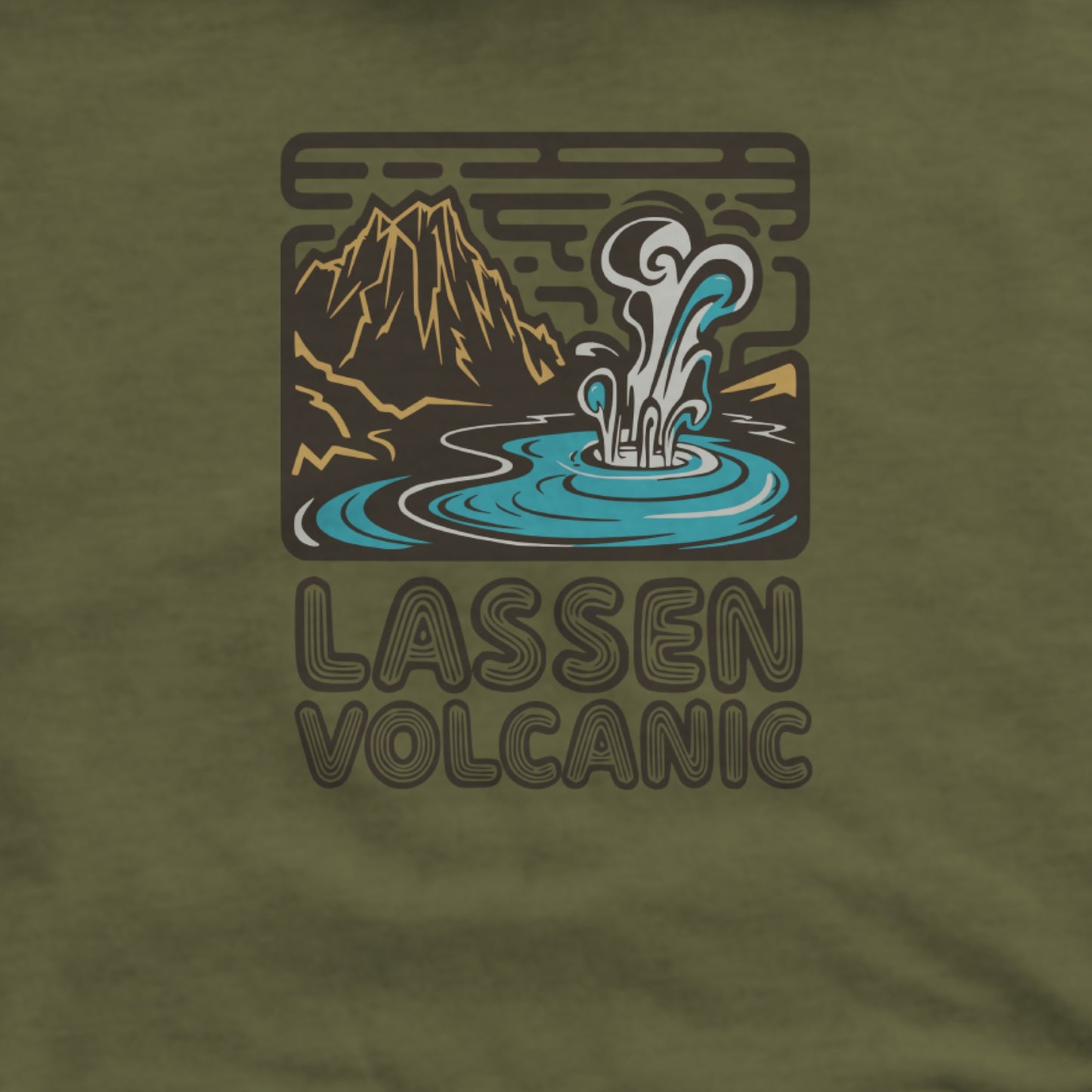 Lassen Volcanic National Park Hoodie Adventure and Outdoors Themed Hoodie