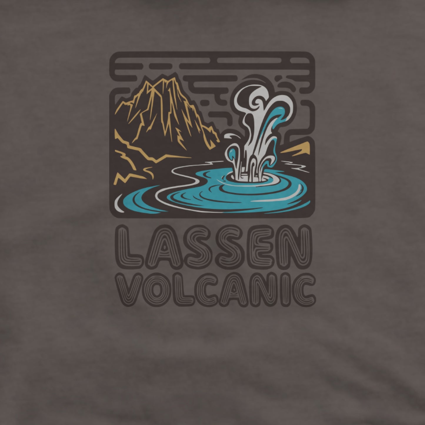Lassen Volcanic National Park Hoodie Adventure and Outdoors Themed Hoodie
