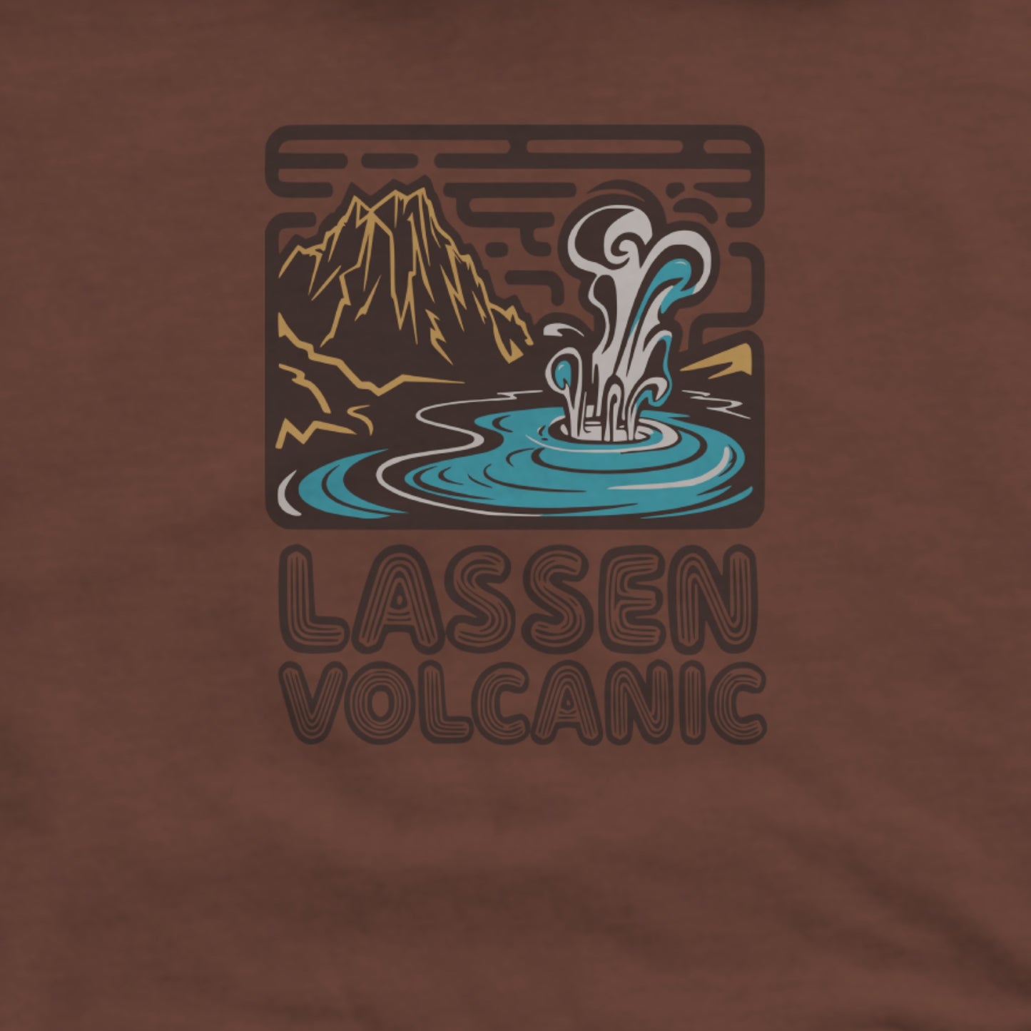 Lassen Volcanic National Park Hoodie Adventure and Outdoors Themed Hoodie