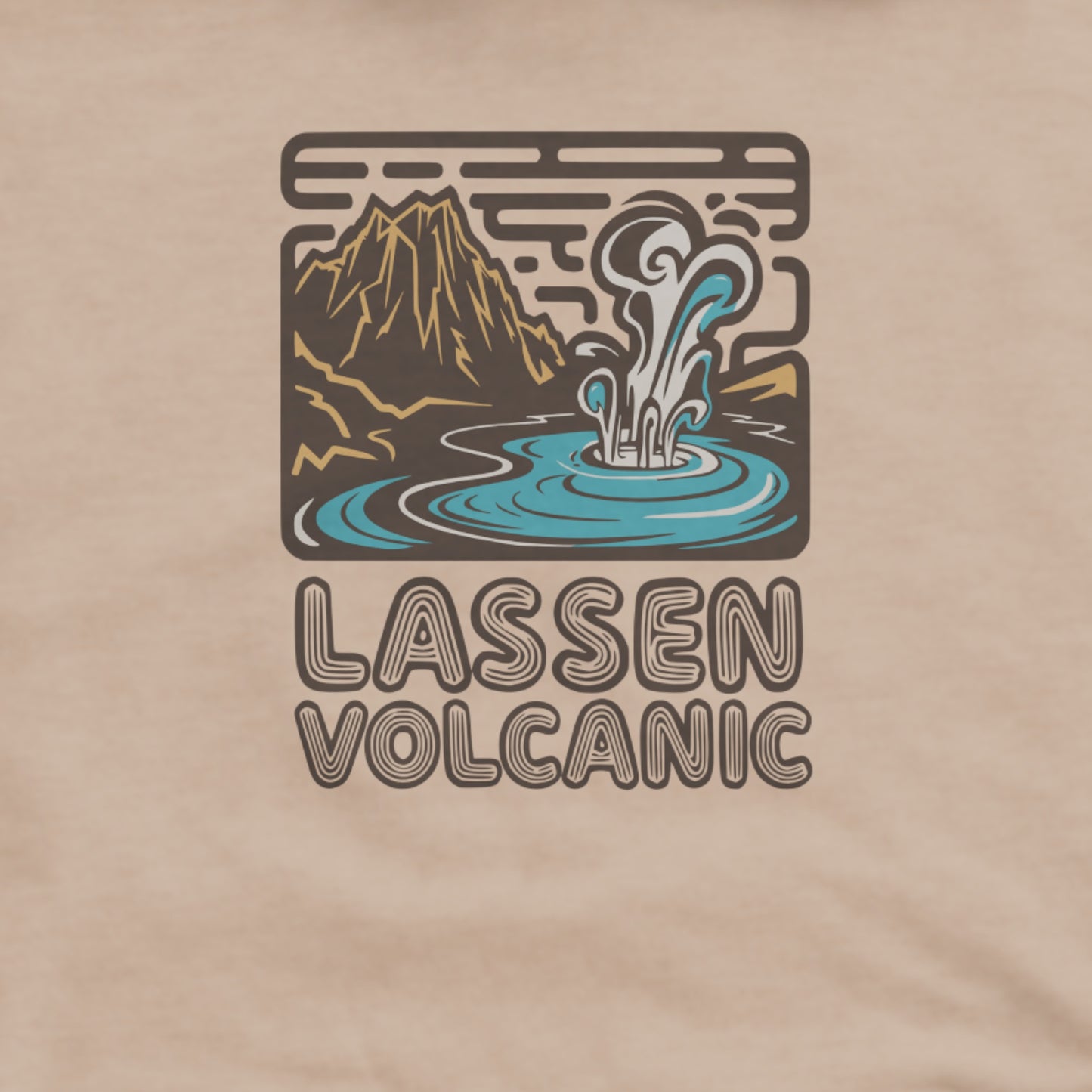 Lassen Volcanic National Park Hoodie Adventure and Outdoors Themed Hoodie