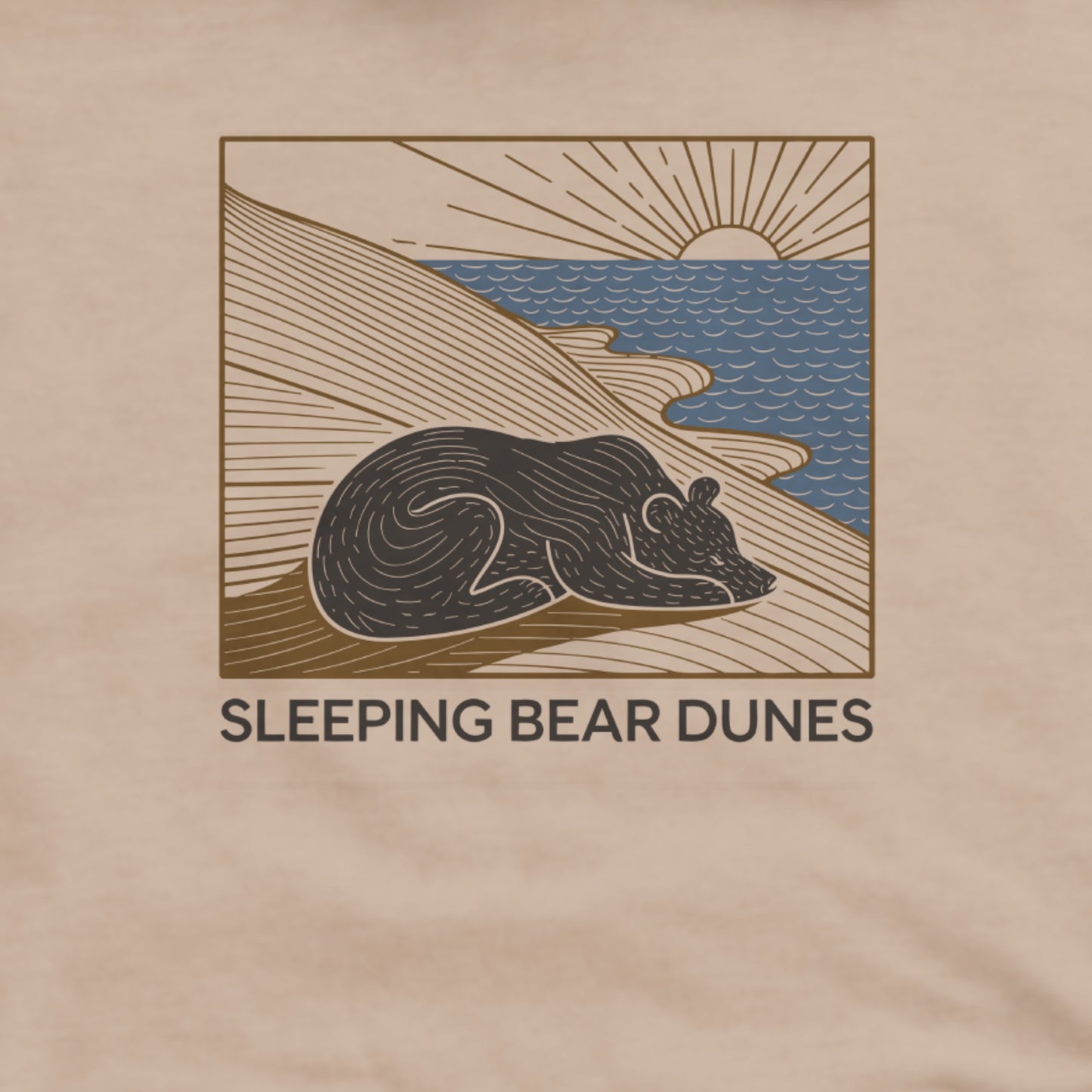 Sleeping Bear Dunes National Lakeshore Hoodie Adventure and Outdoors Themed Hoodie