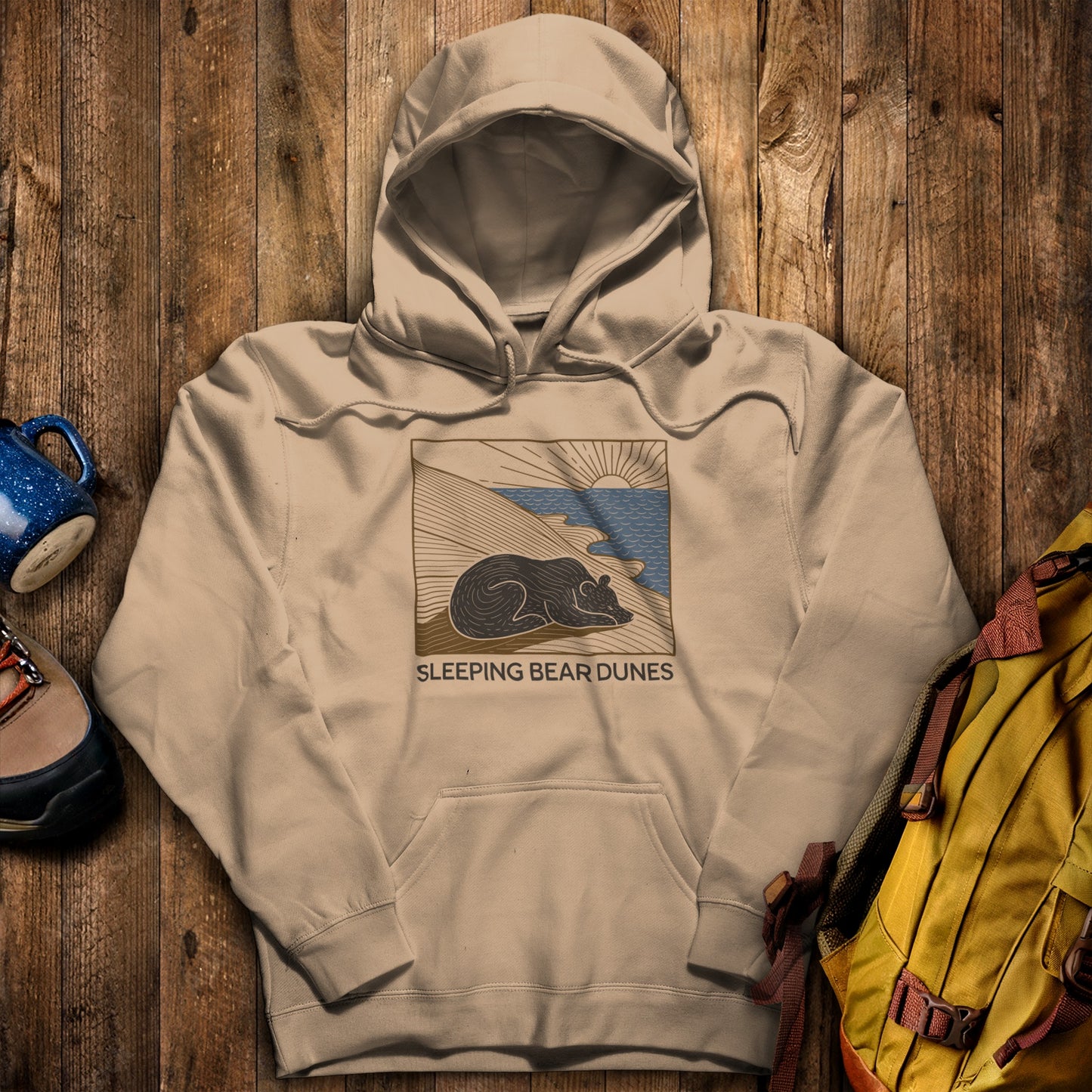Sleeping Bear Dunes National Lakeshore Hoodie Sand Adventure and Outdoors Themed Hoodie